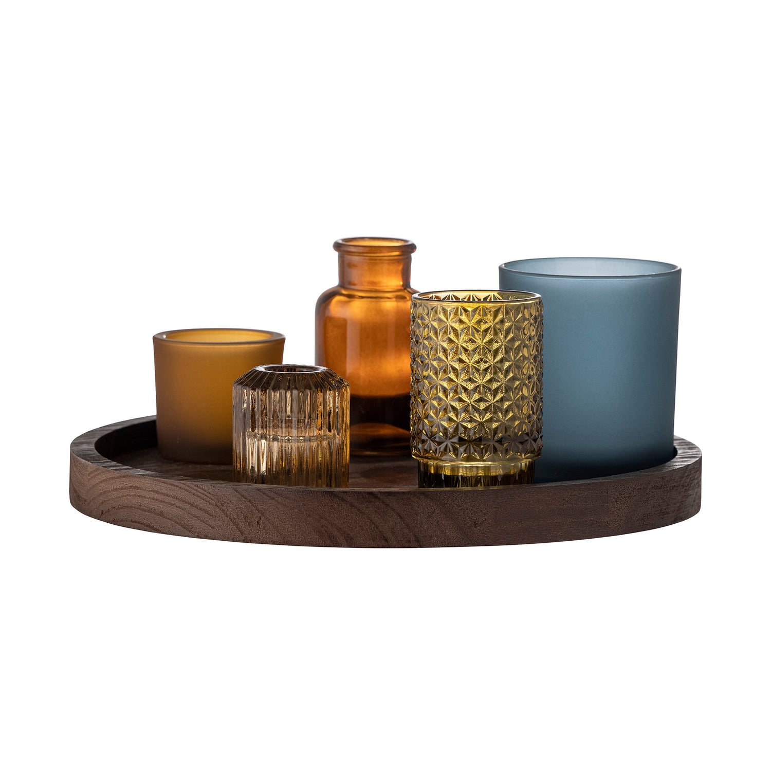 Sanga Tray Votive Brown