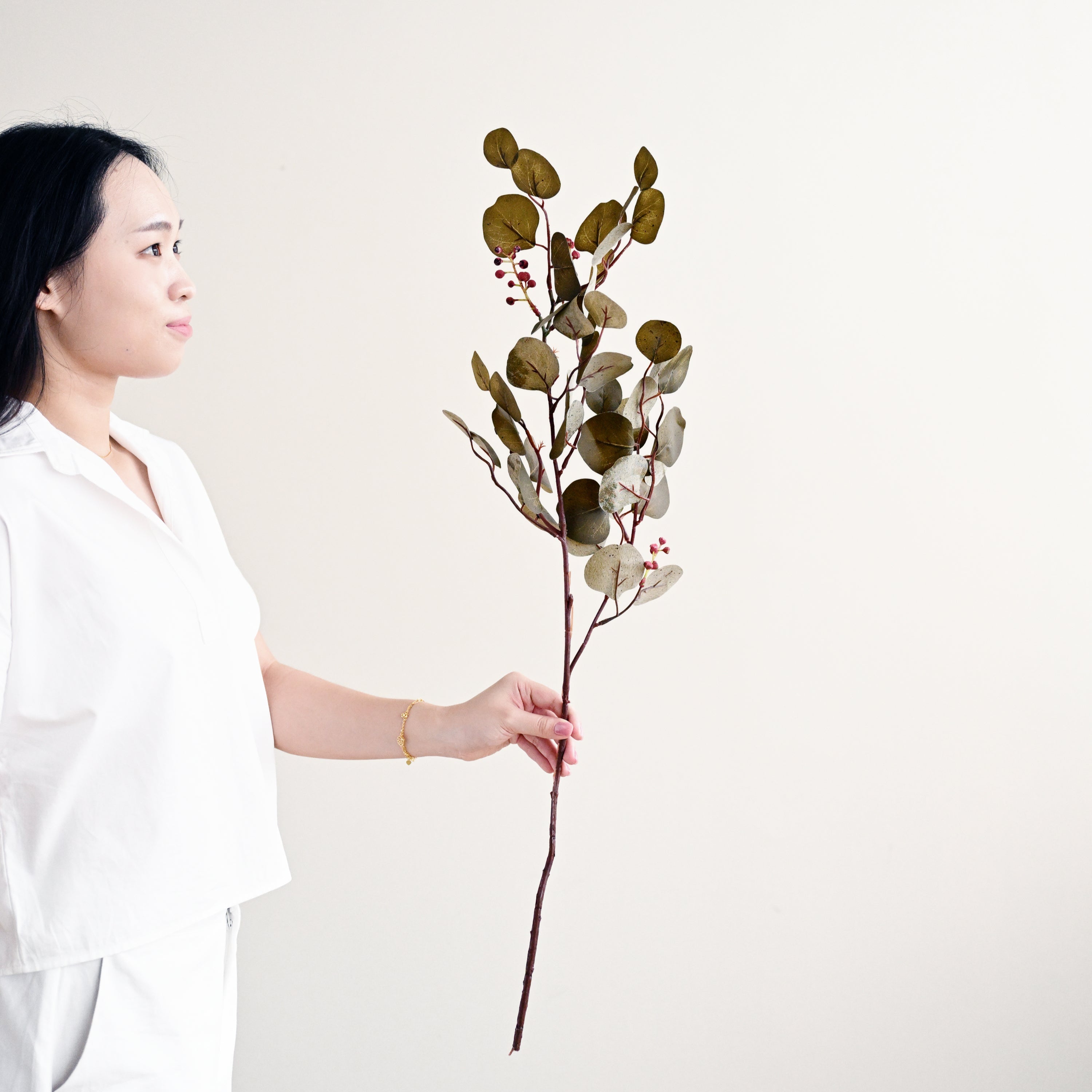 Artificial Eucalyptus Brown