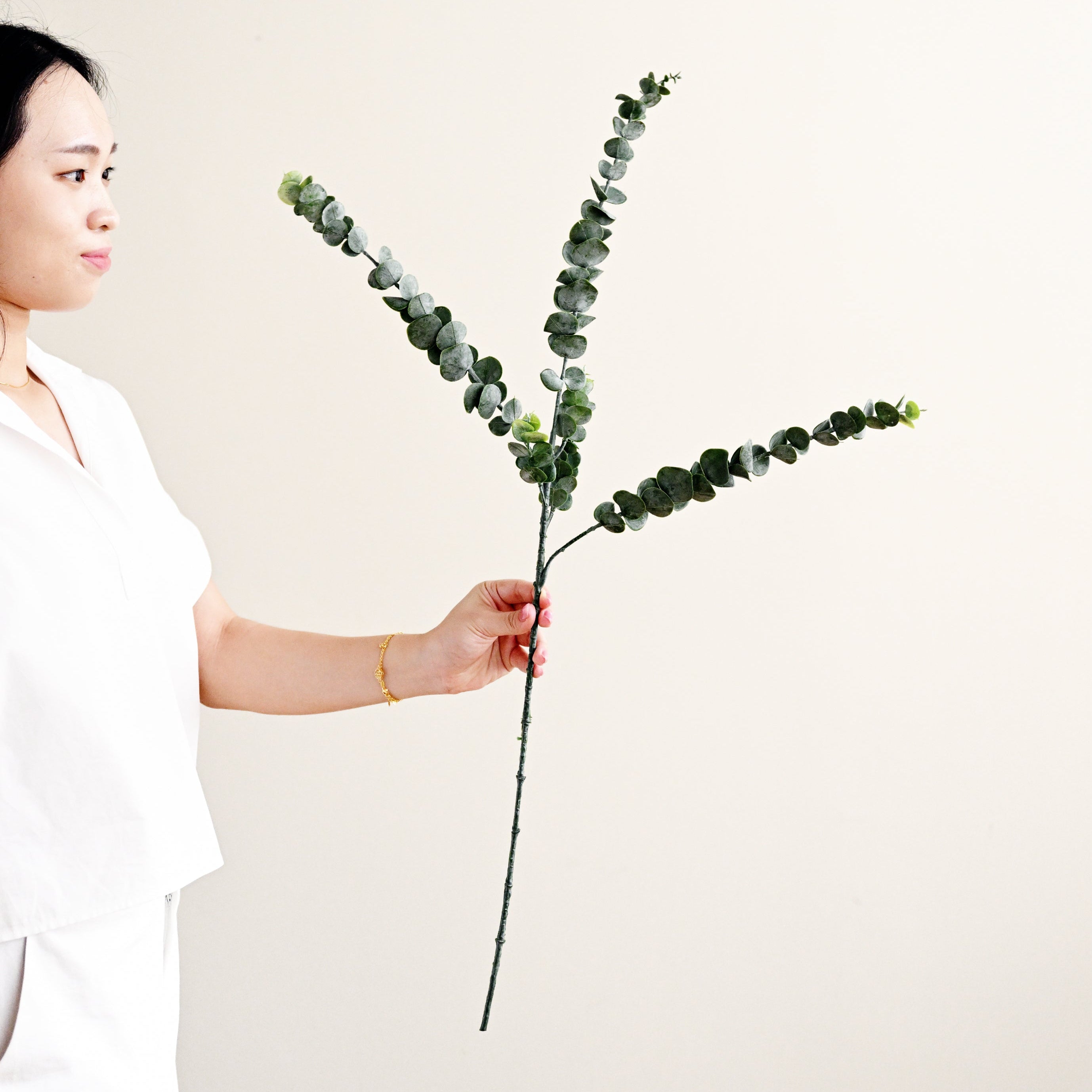 Artificial Eucalyptus Stem - Green 6