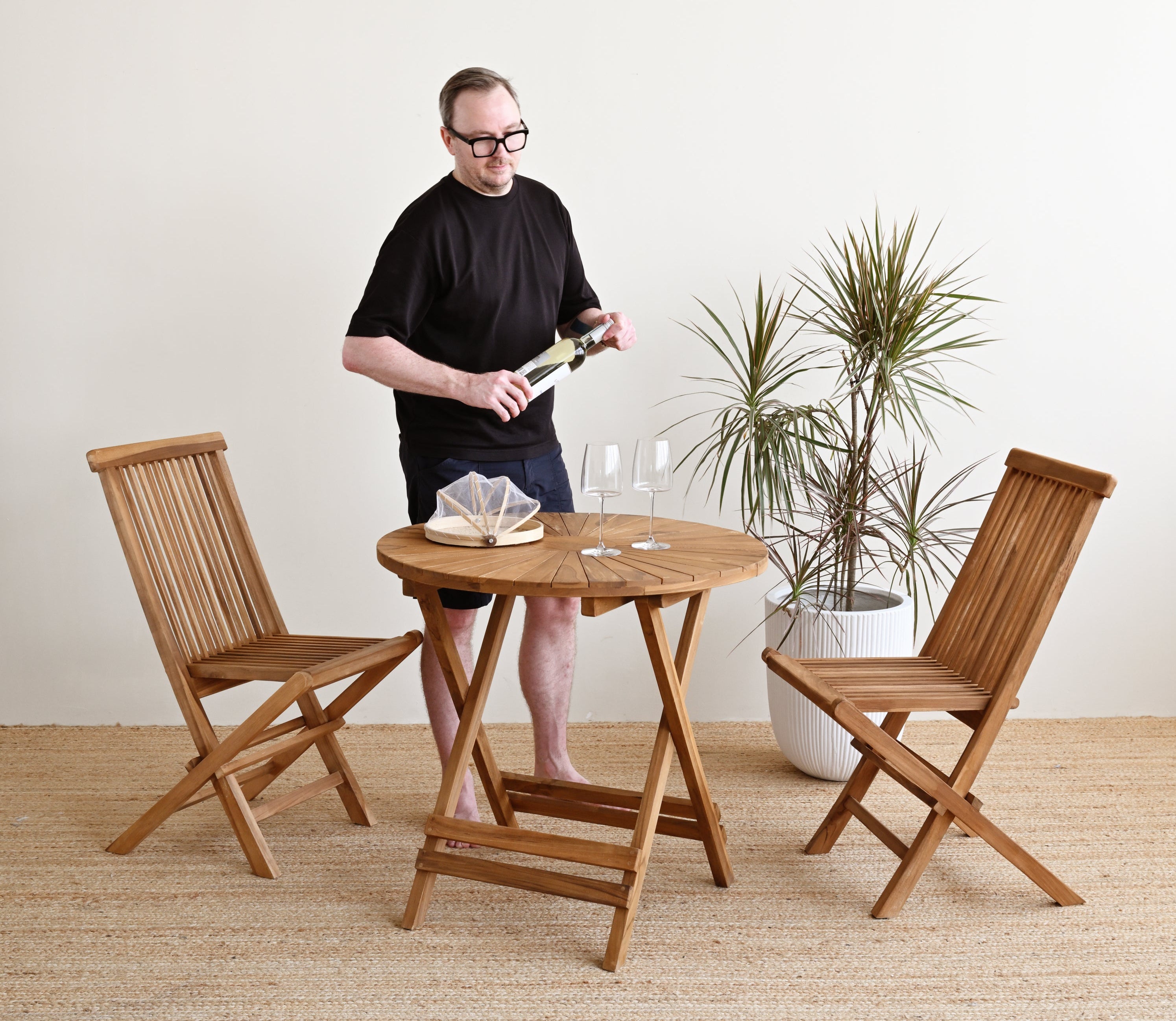 Aruna Teak Folding Chair 7
