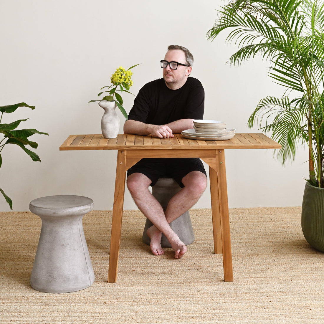 Balige Extendable Teak Dining Table