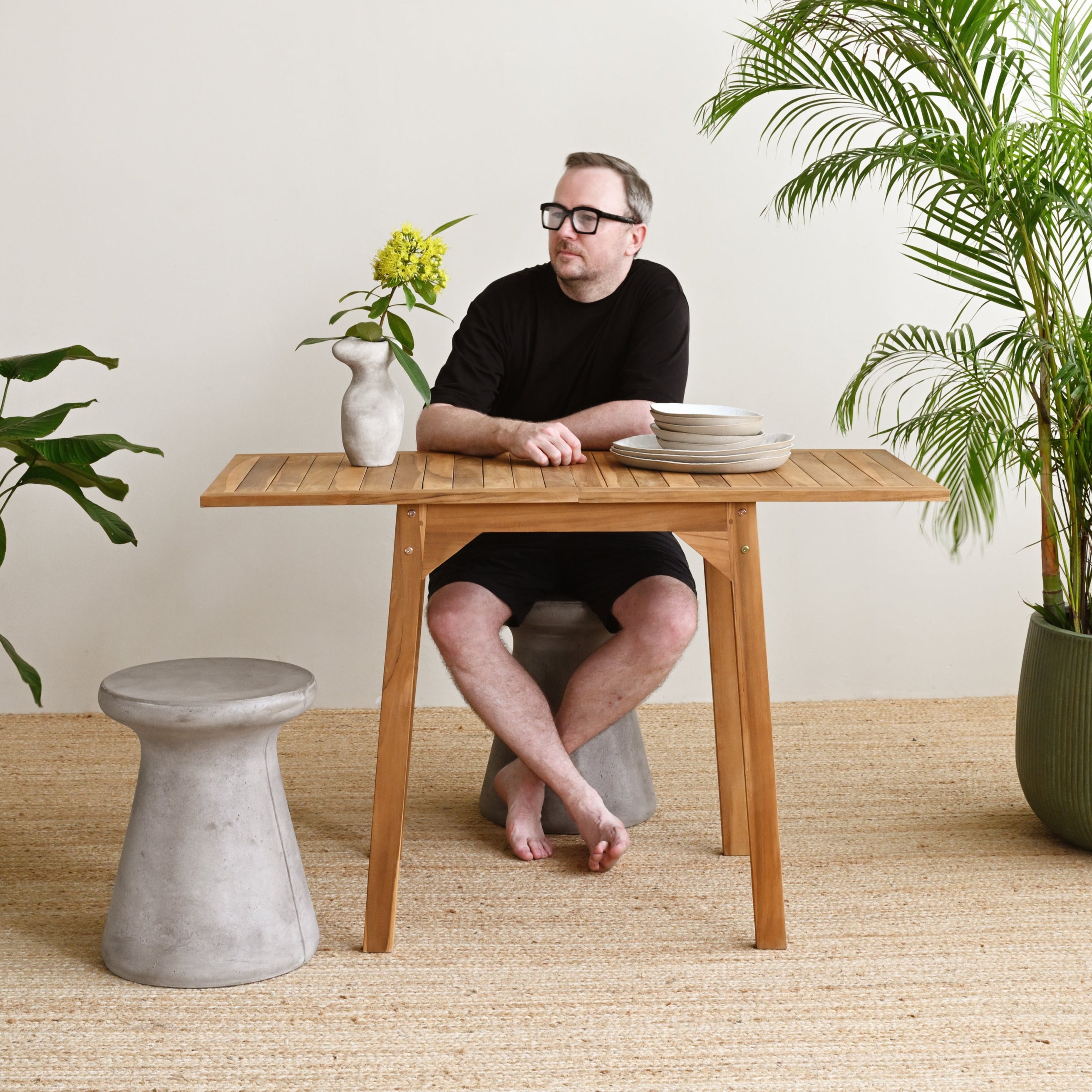 Balige Extendable Teak Dining Table