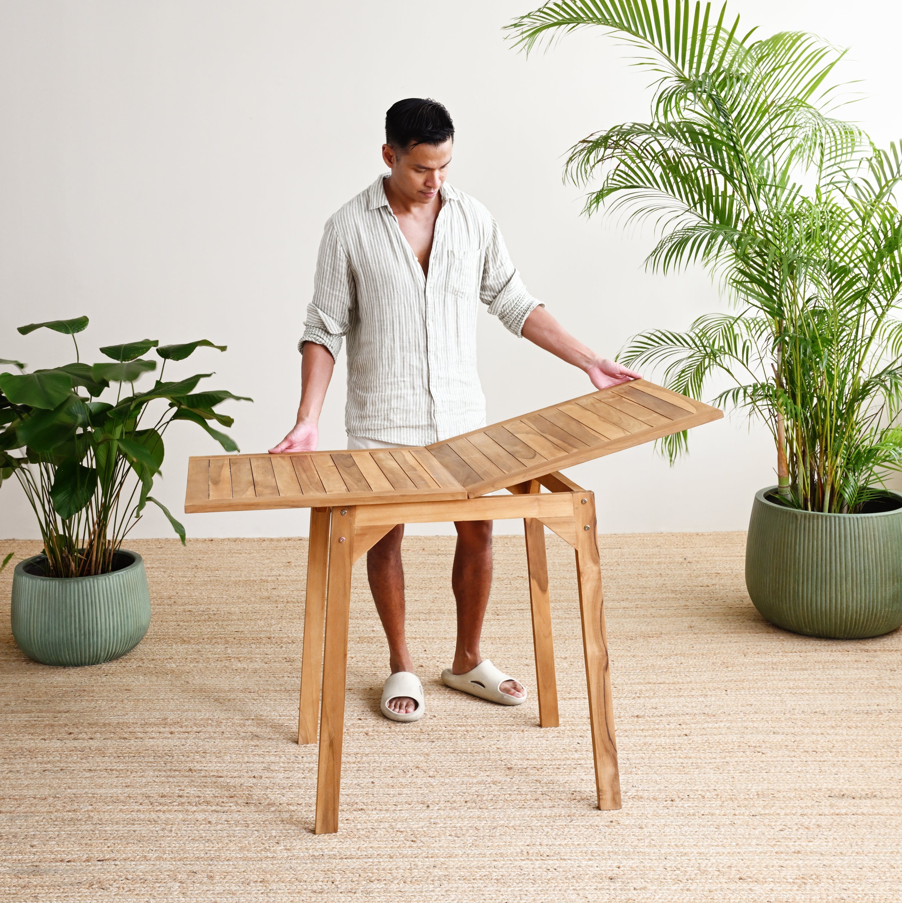 Balige Extendable Teak Dining Table 6