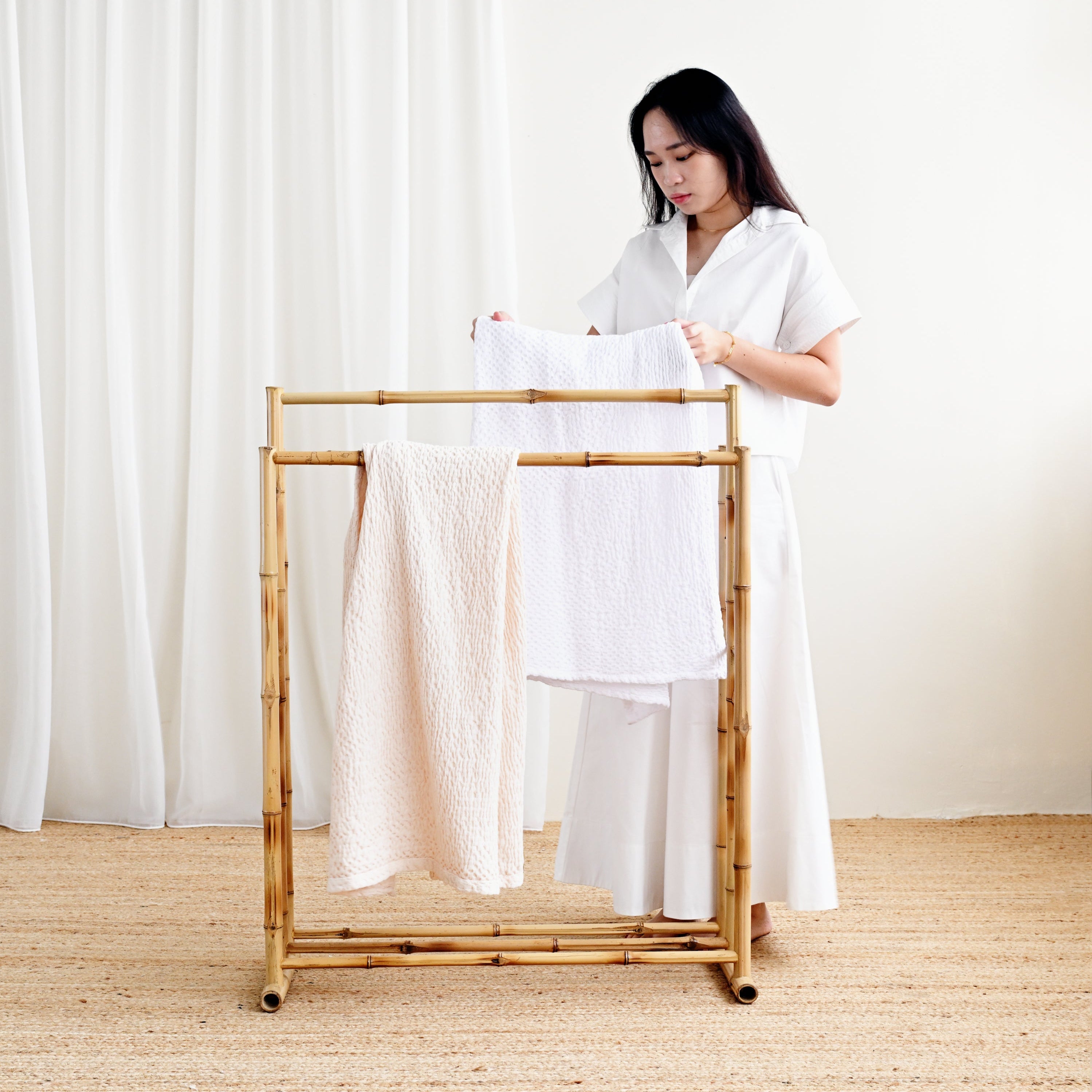 Bungalow Bamboo Towel Rack 6