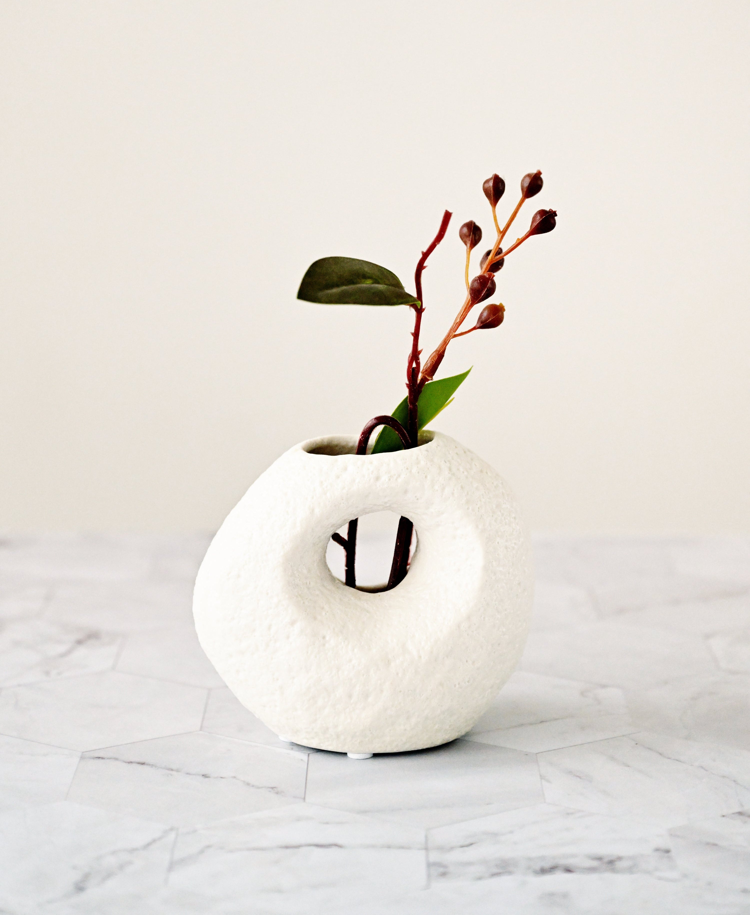 Caia Vase - White 3