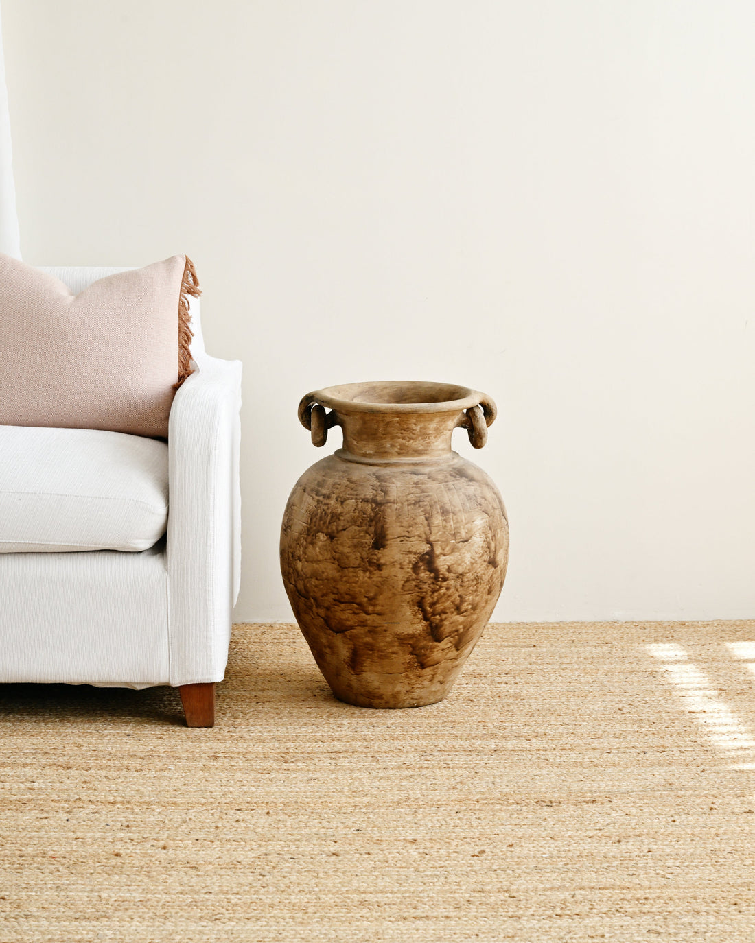 Carved Terracotta Vase