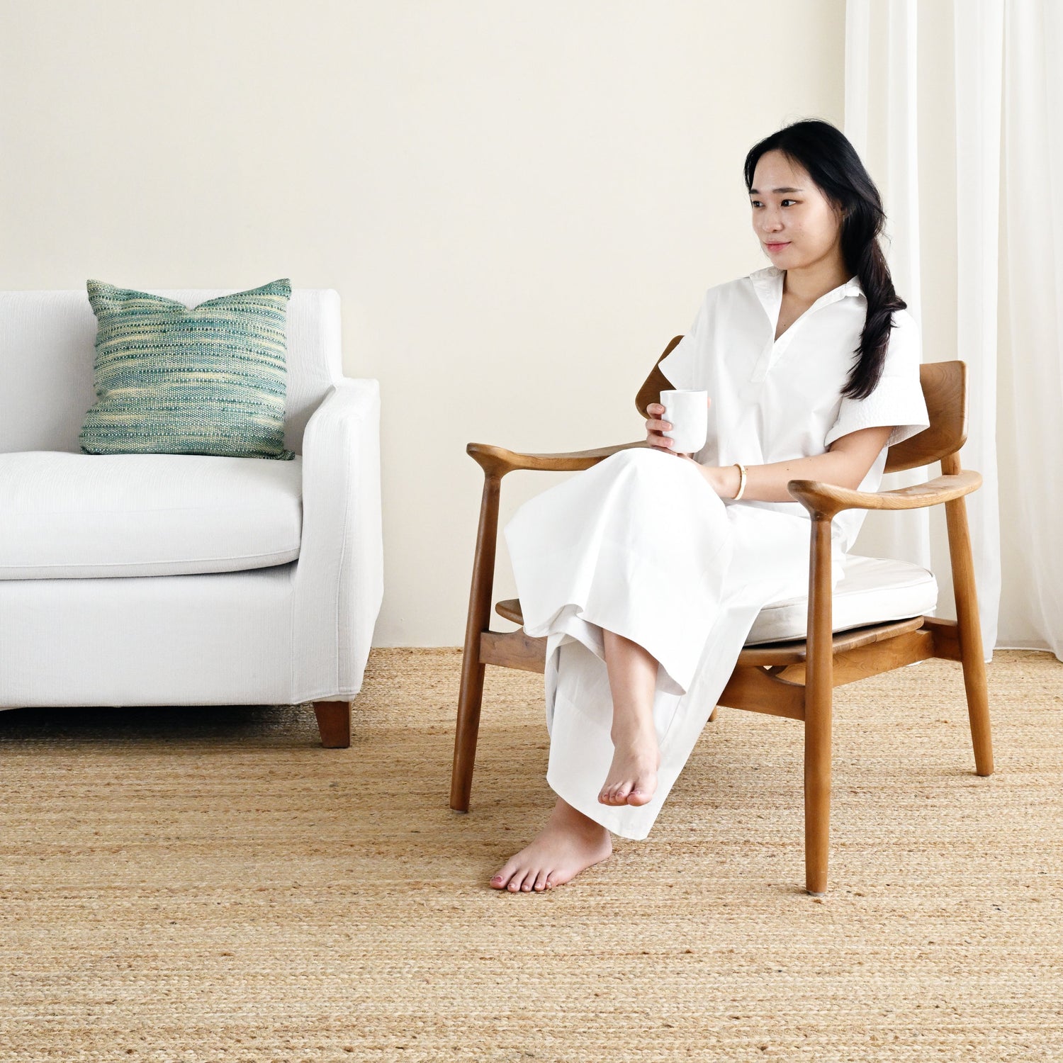 Cura Outdoor Armchair with Cushion 1