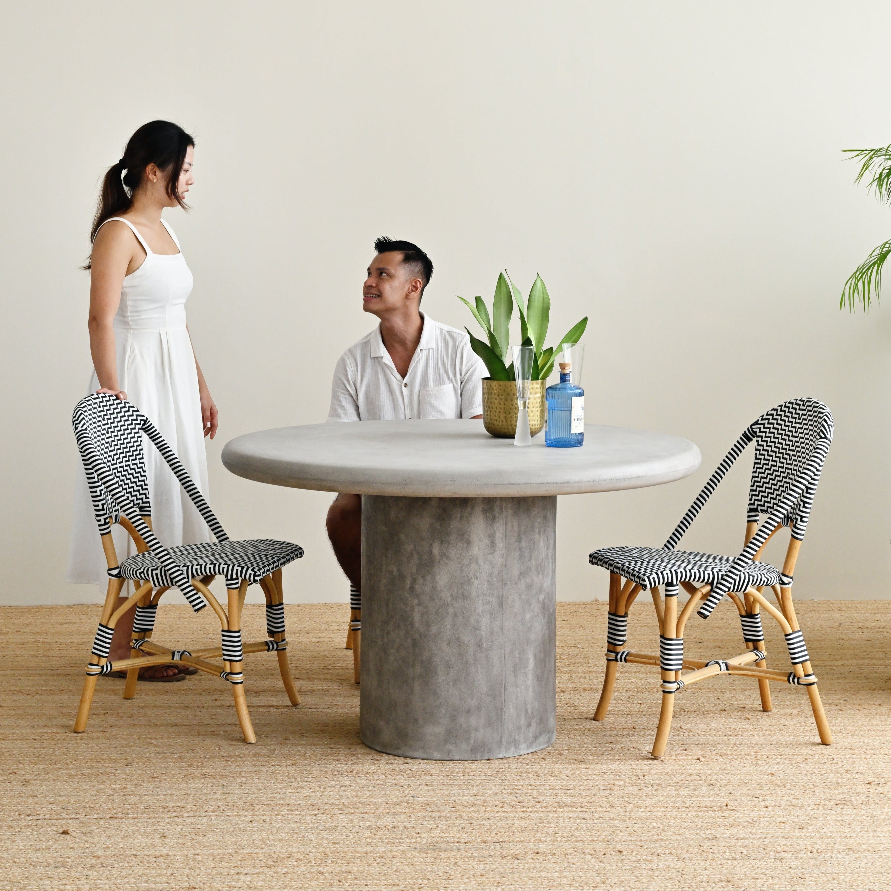 Rhodes Dining Table - Grey