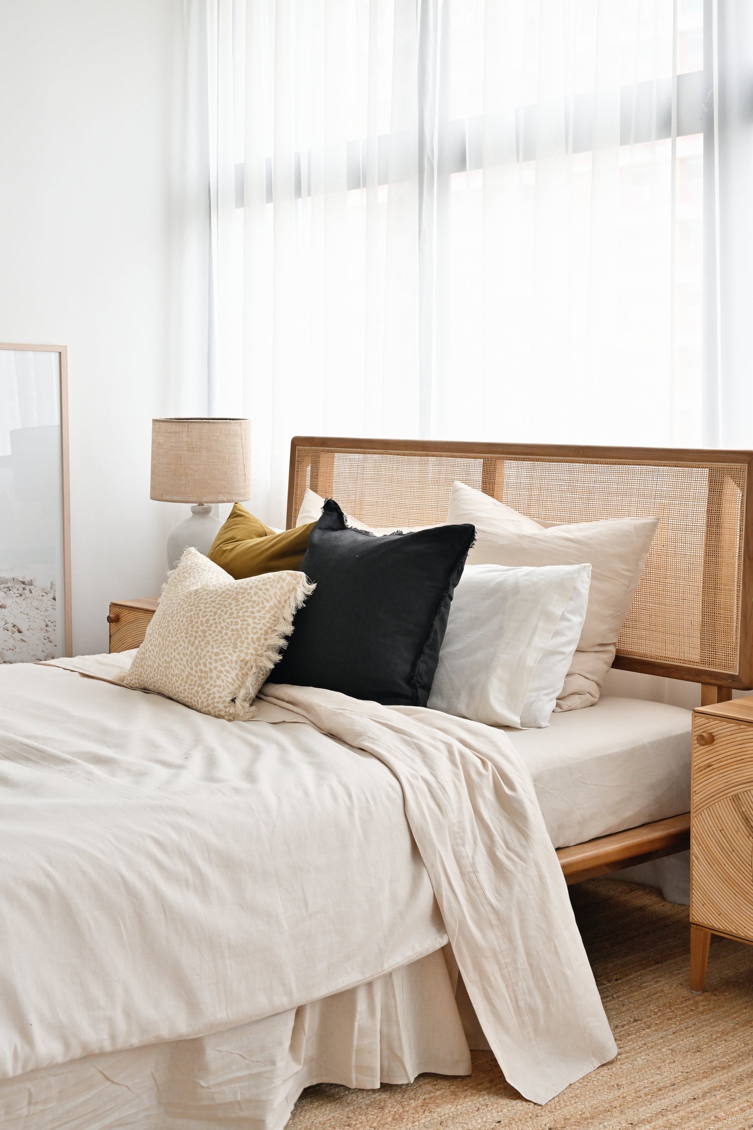 Havana Bed - Teak & Rattan