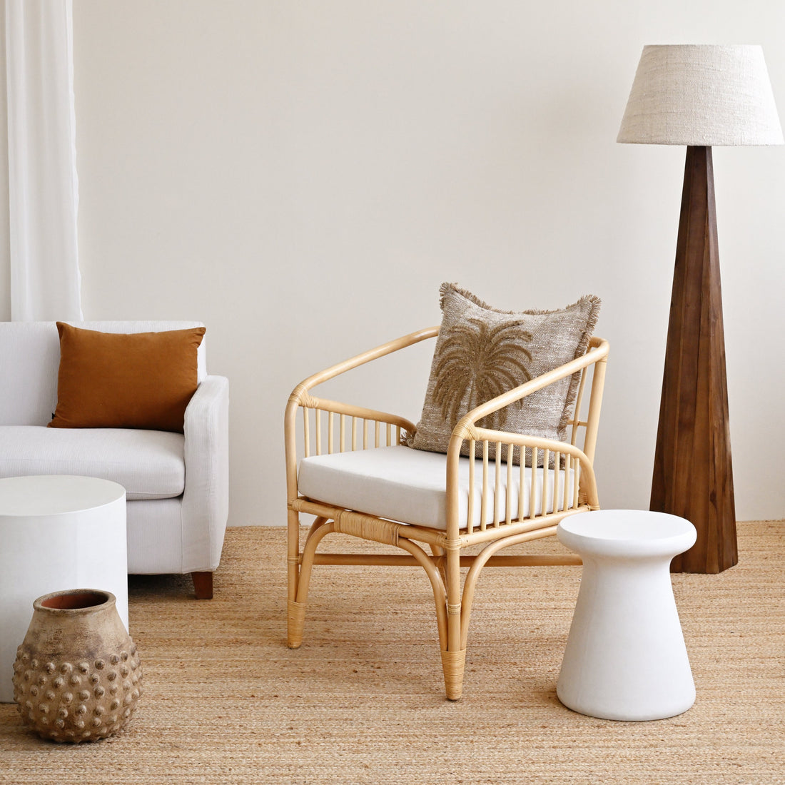 Insel Rattan Arm Chair - Natural