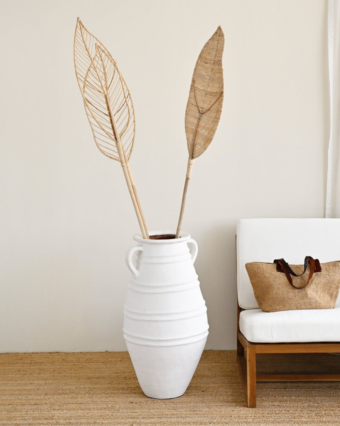 White Kuta Vase