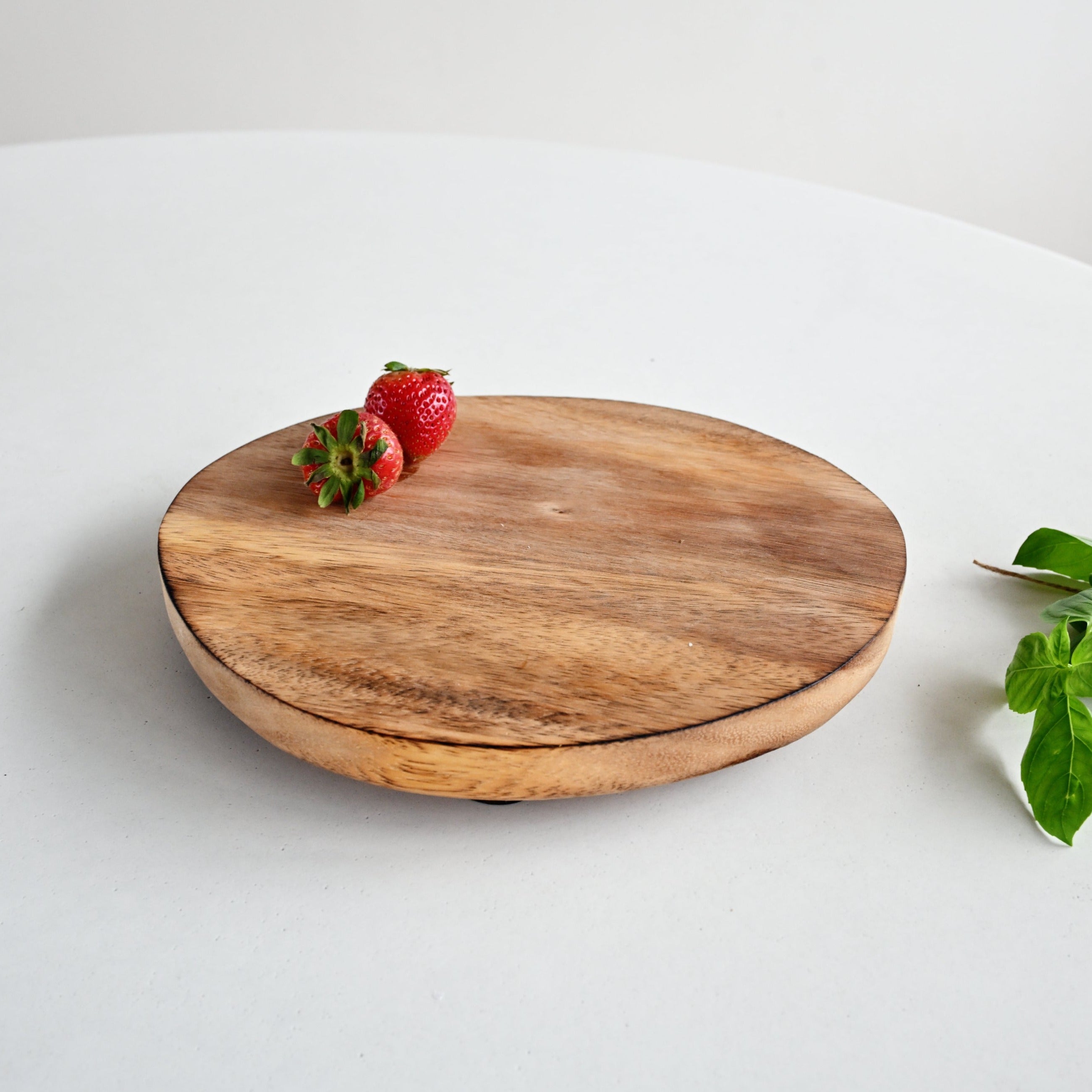 Linden Footed Platter D25cm