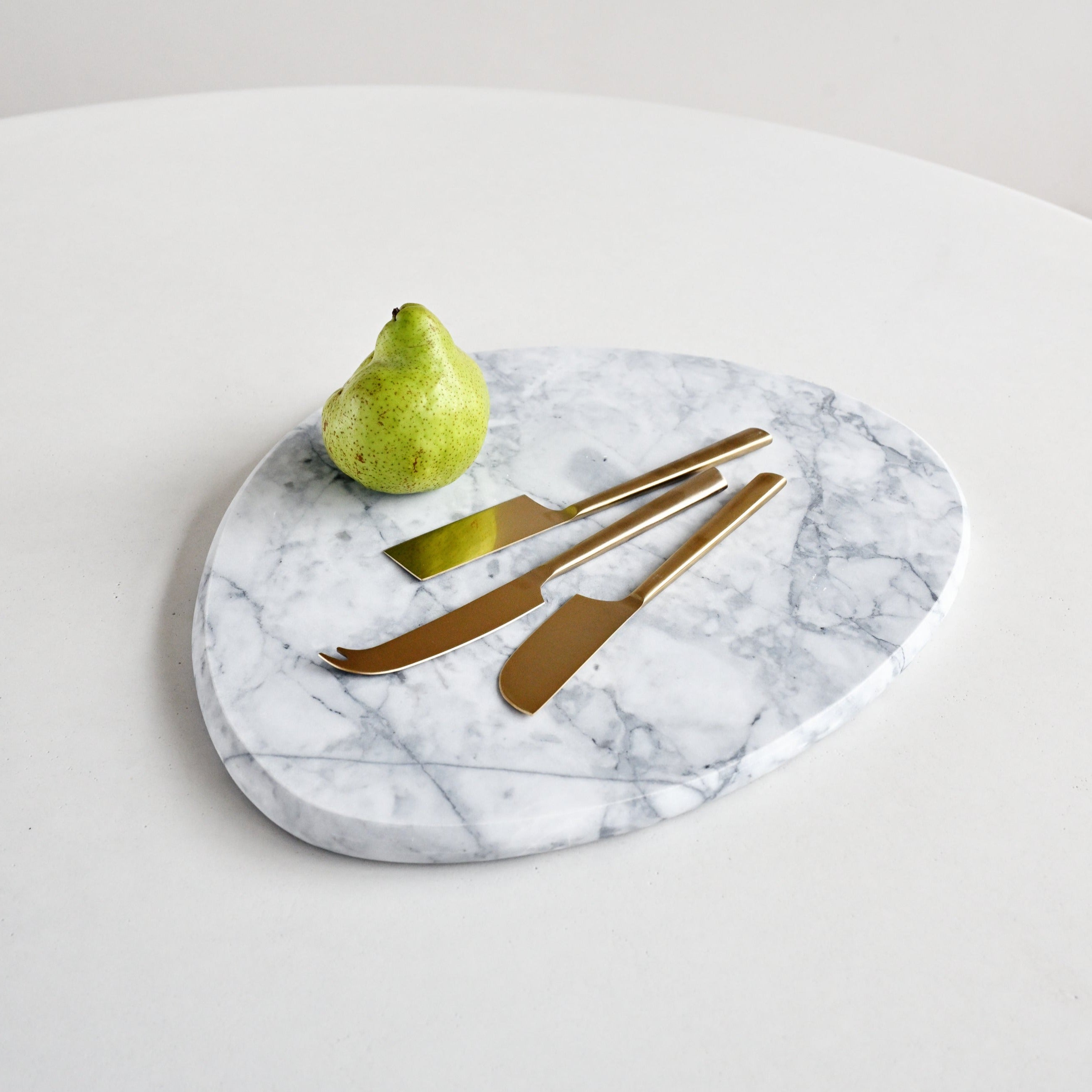 Novaro Cheese Knife Set Gold (Set of 3)