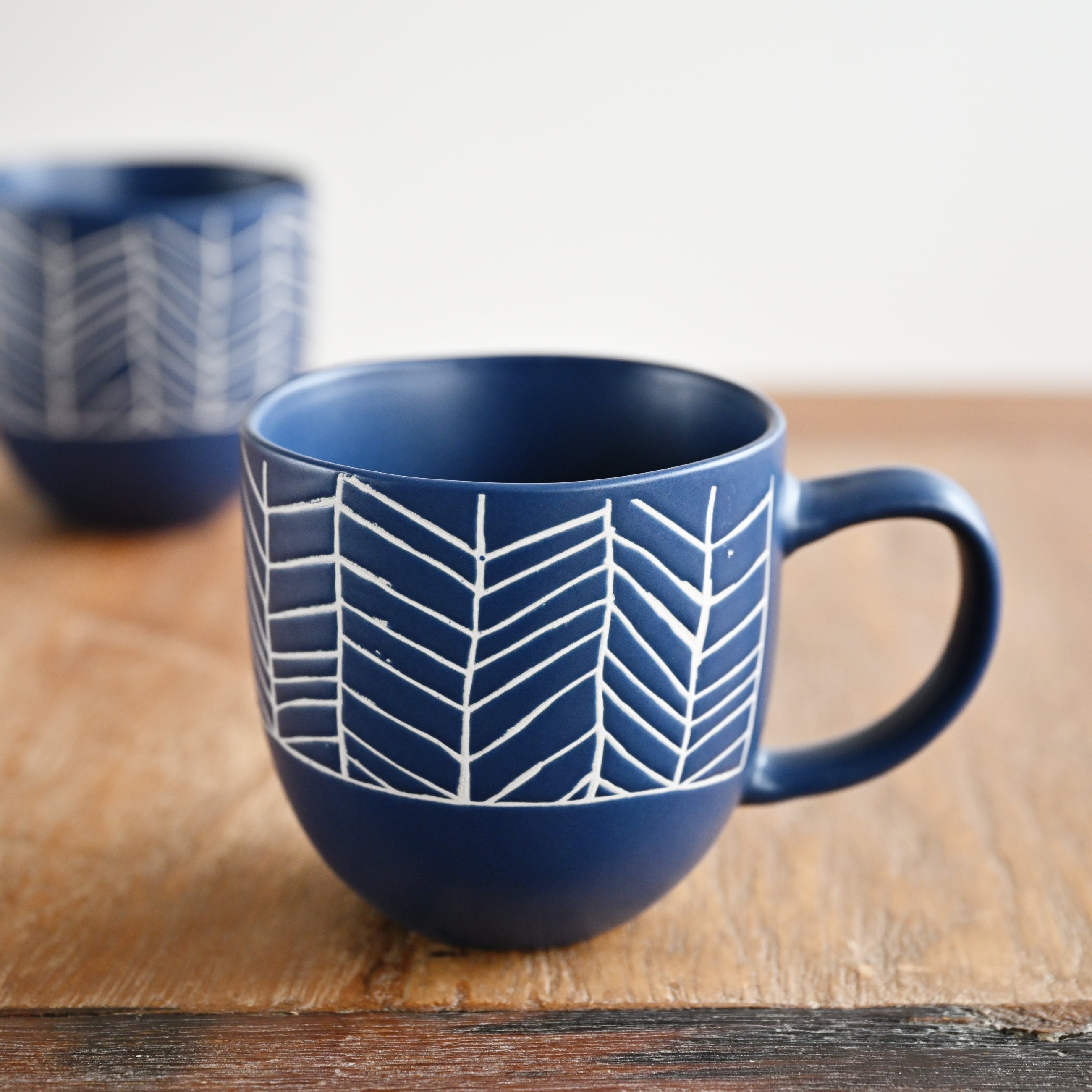 Dwell Mug Herringbone Matte