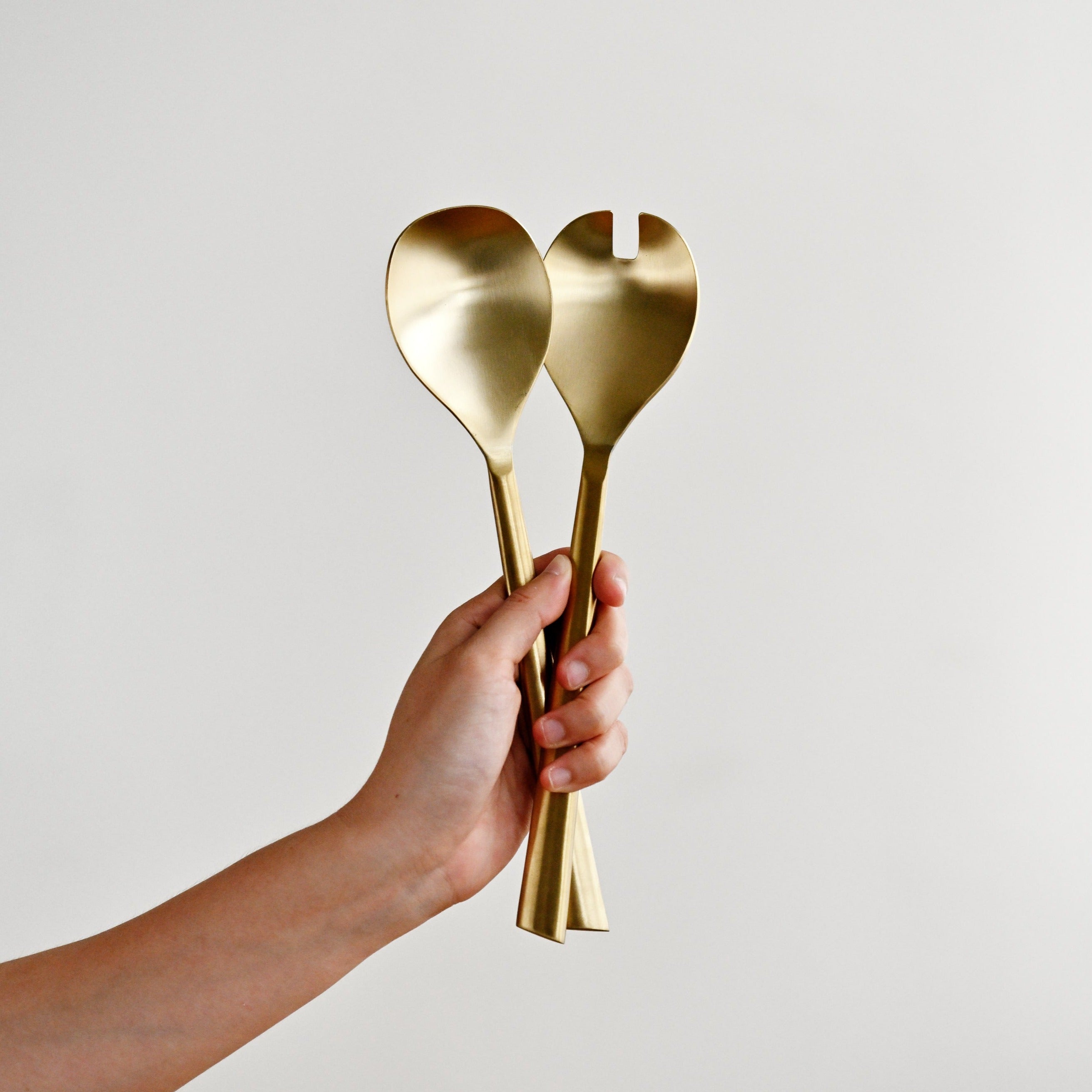 Novaro Salad Server Set Gold (Set of 2) - Dia 26cm