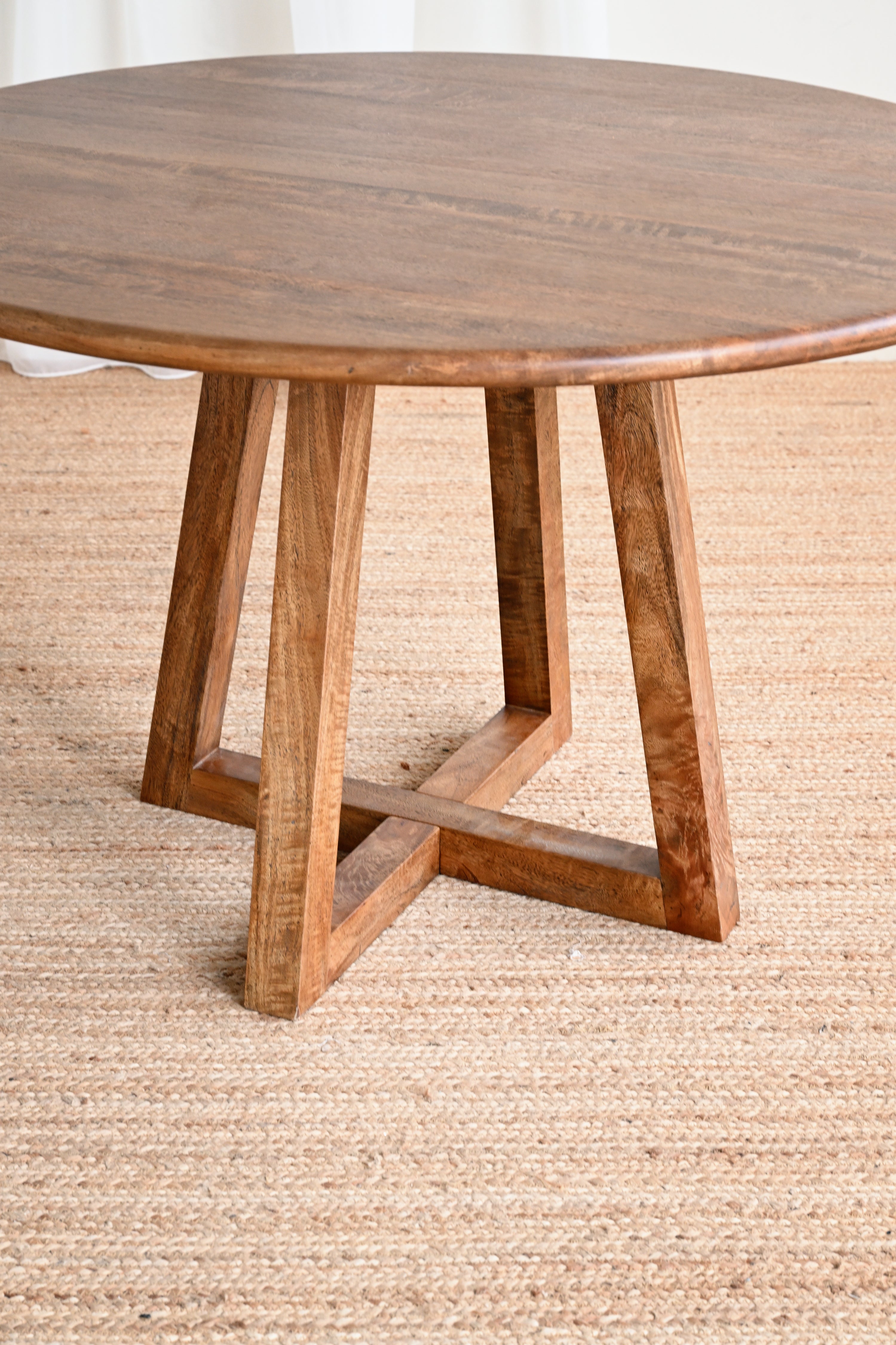 Amann Round Dining Table - Tallow