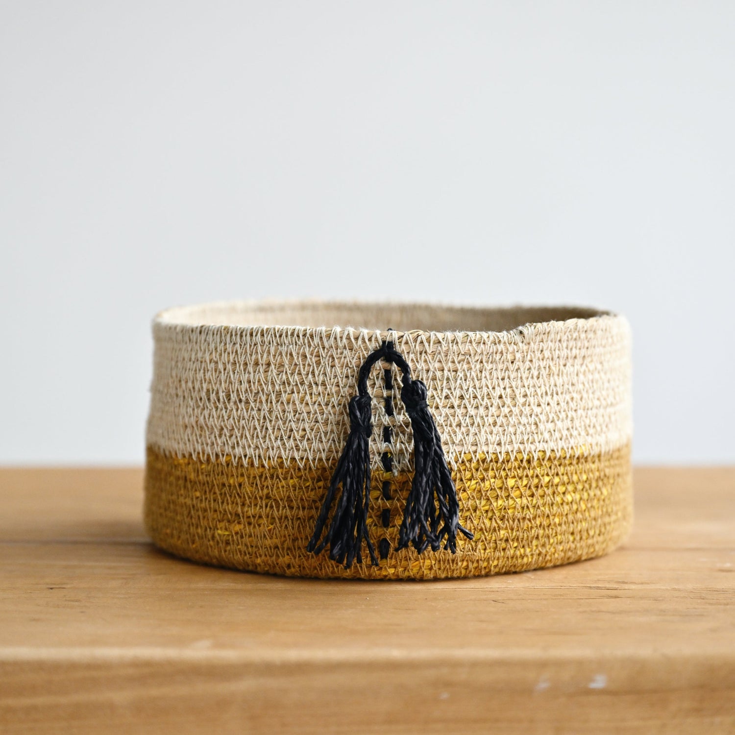 Agra Desktop Basket with Tassel