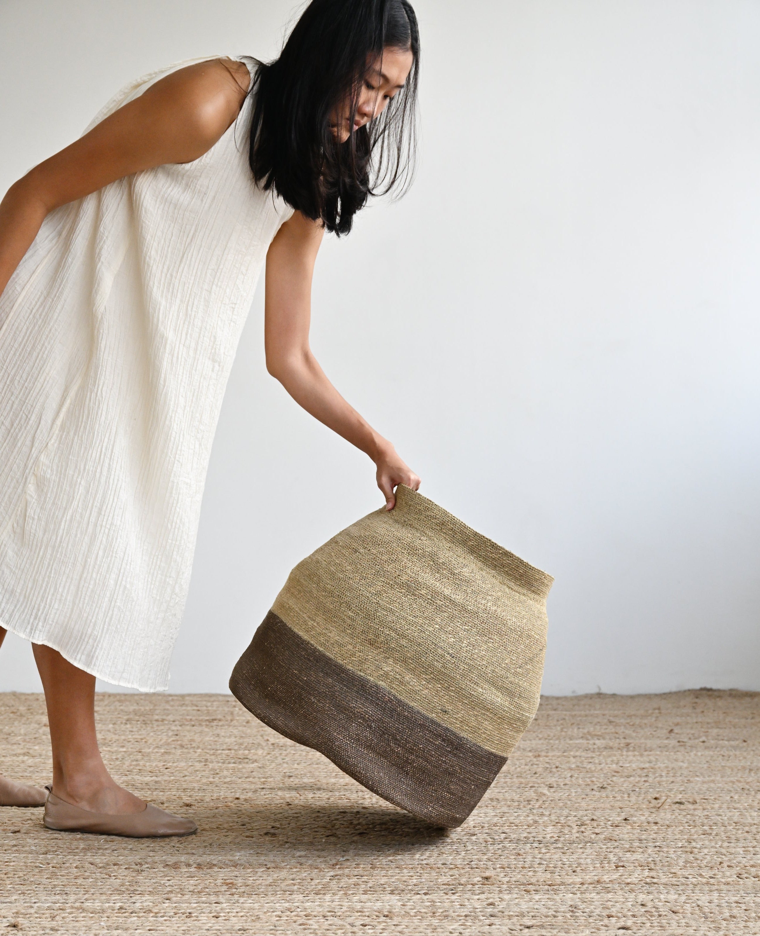 Kochi Woven 2 Tone Basket