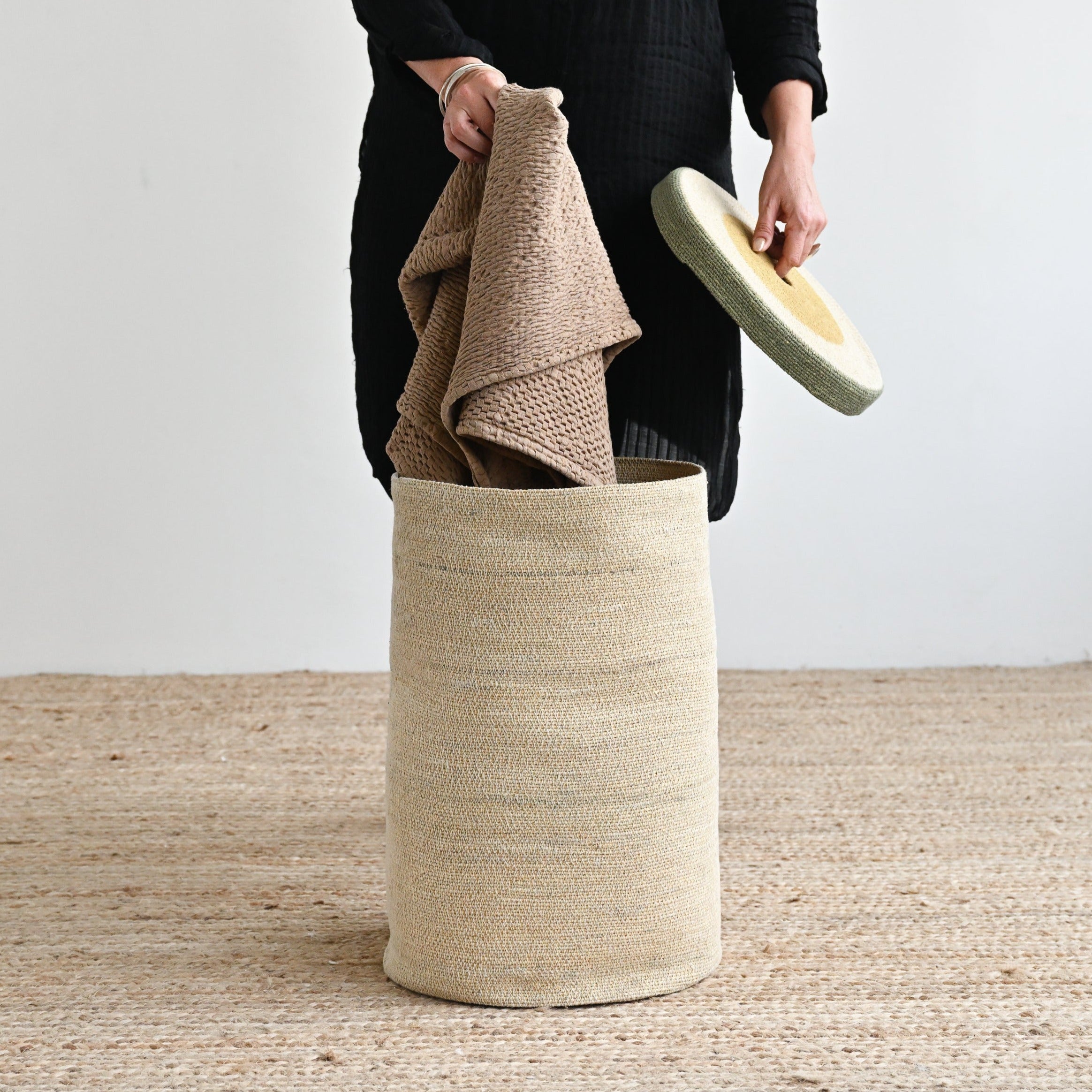 Zaid Woven Basket with Lid
