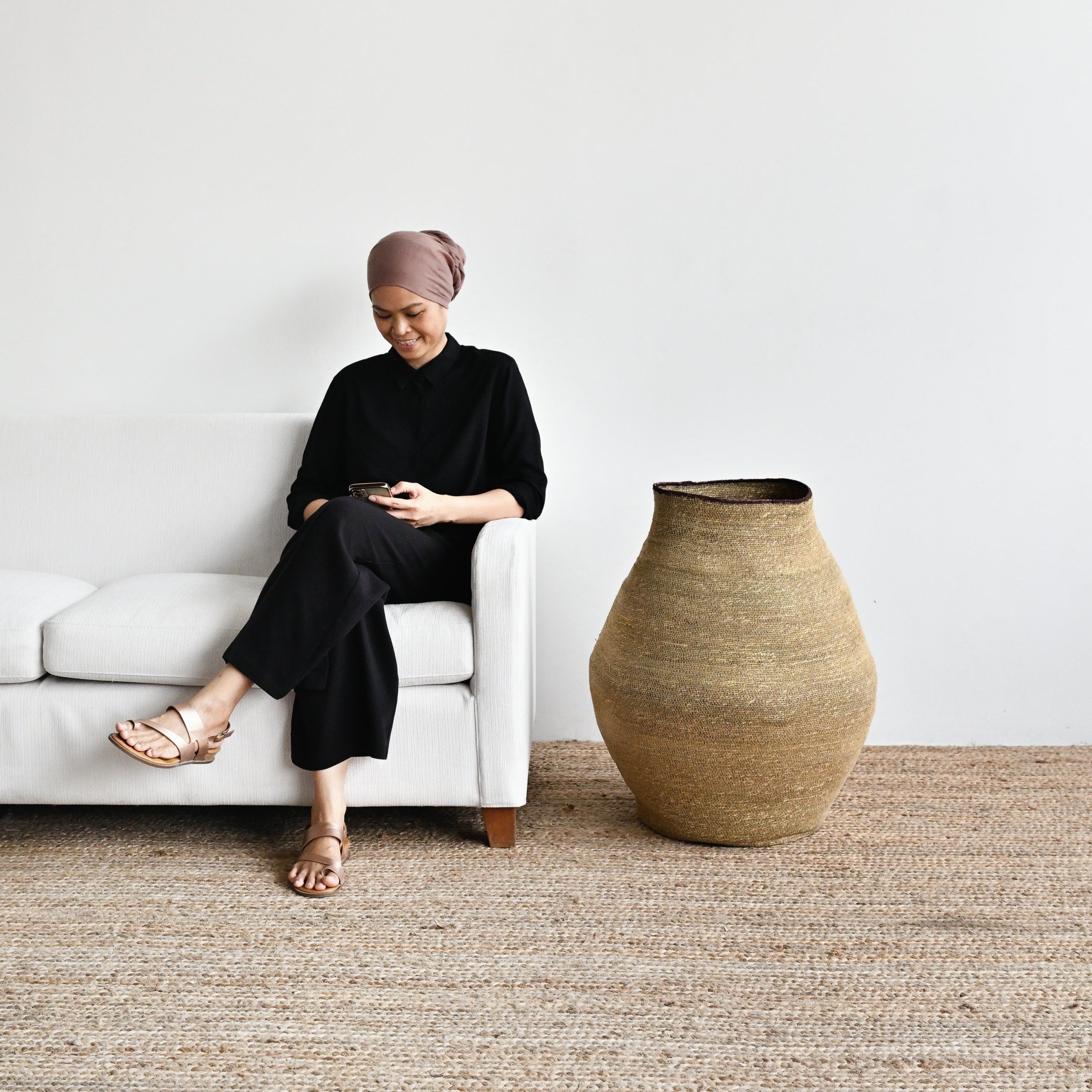 Almora Large Woven Basket