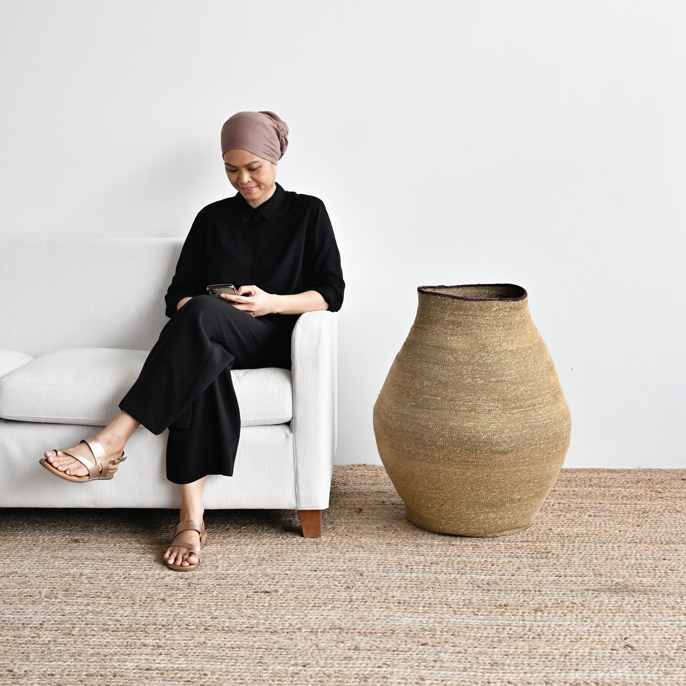 Almora Large Woven Basket