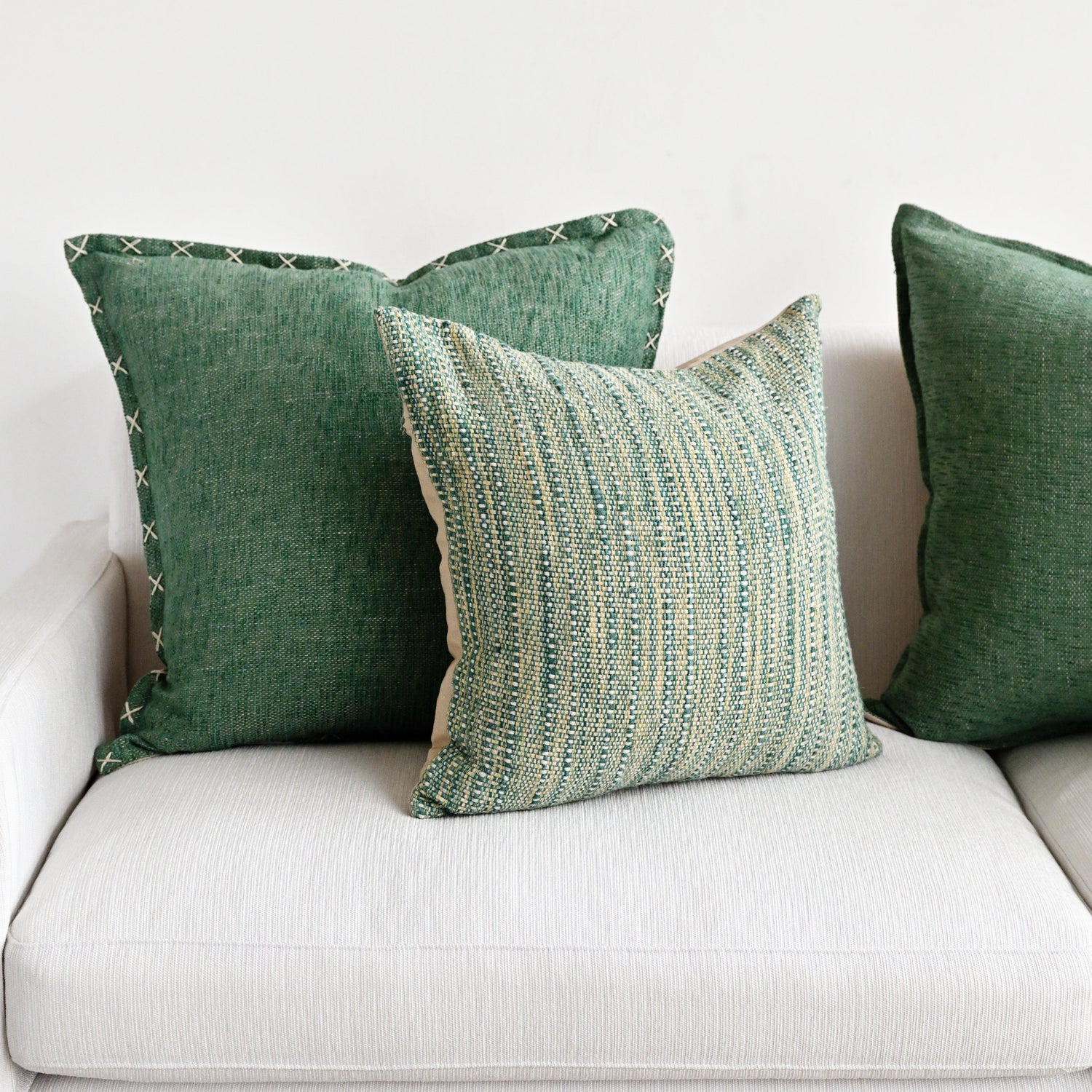 Mirai Green Cushion Cover - 45cm x 45cm