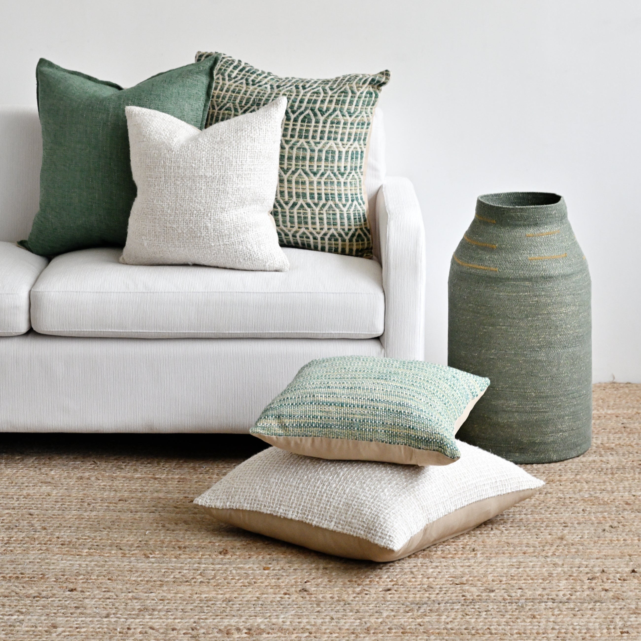 Mirai Green Cushion Cover - 45cm x 45cm