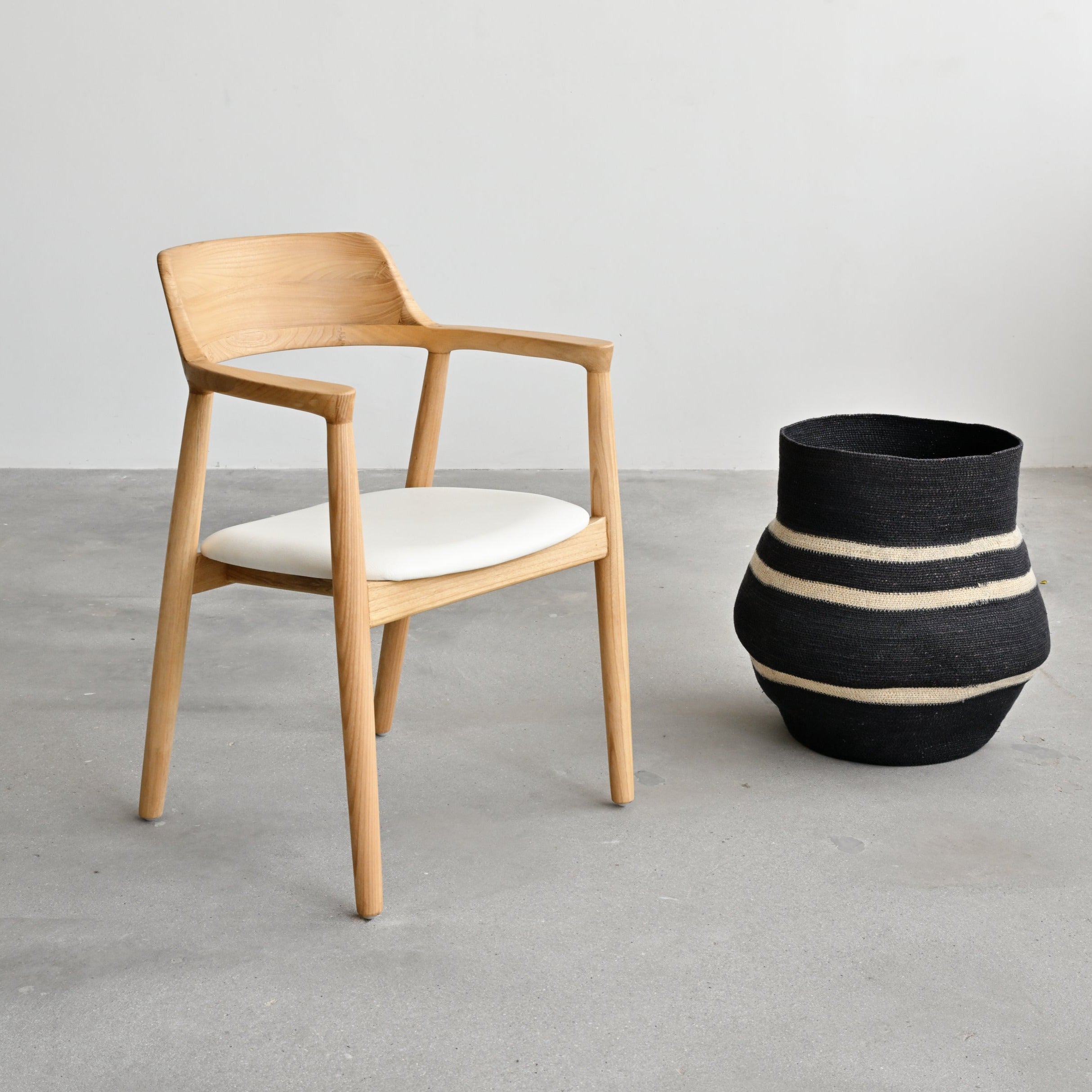 Products Kennedy Dining Chair With White Seat