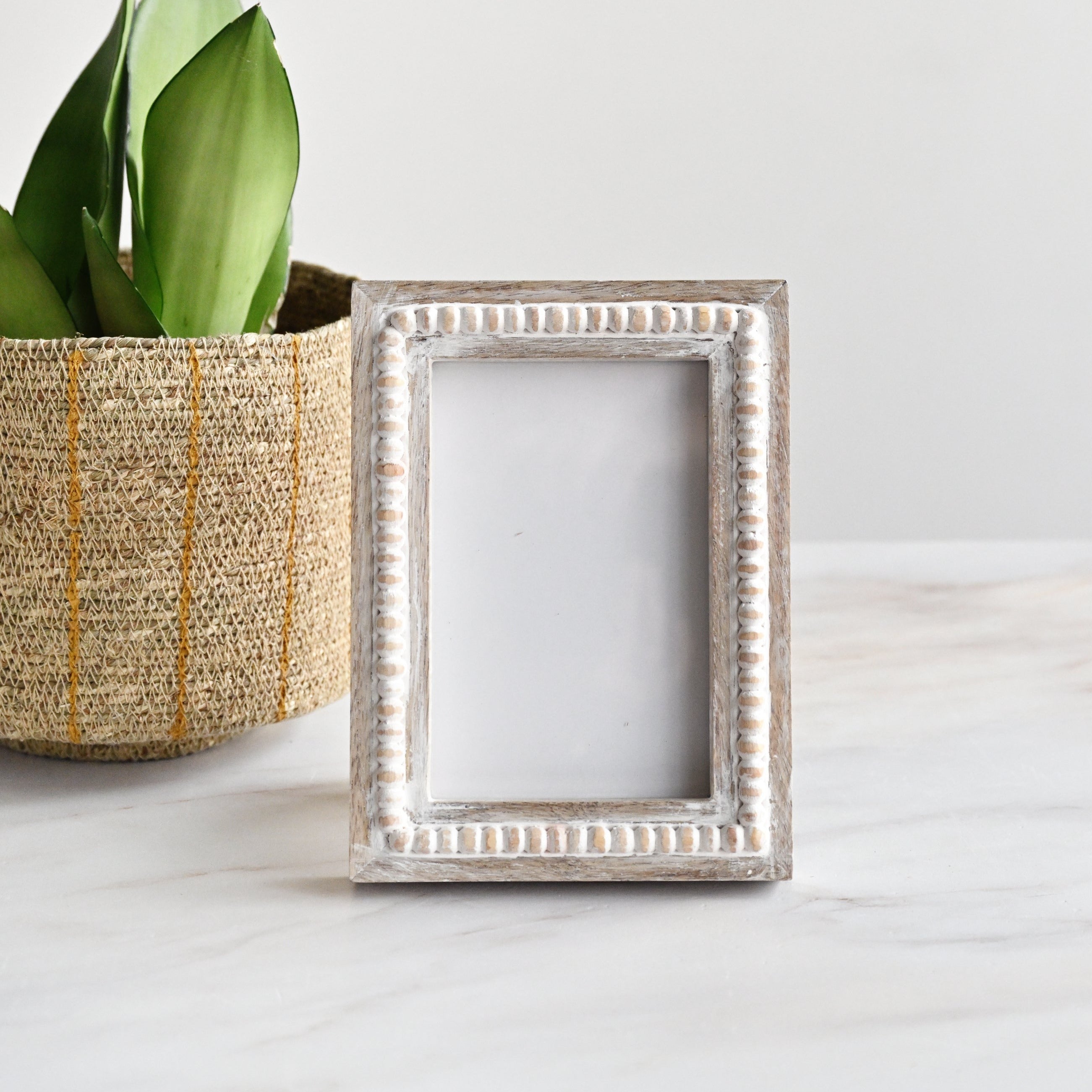 Varanasi White Washed Photo Frame