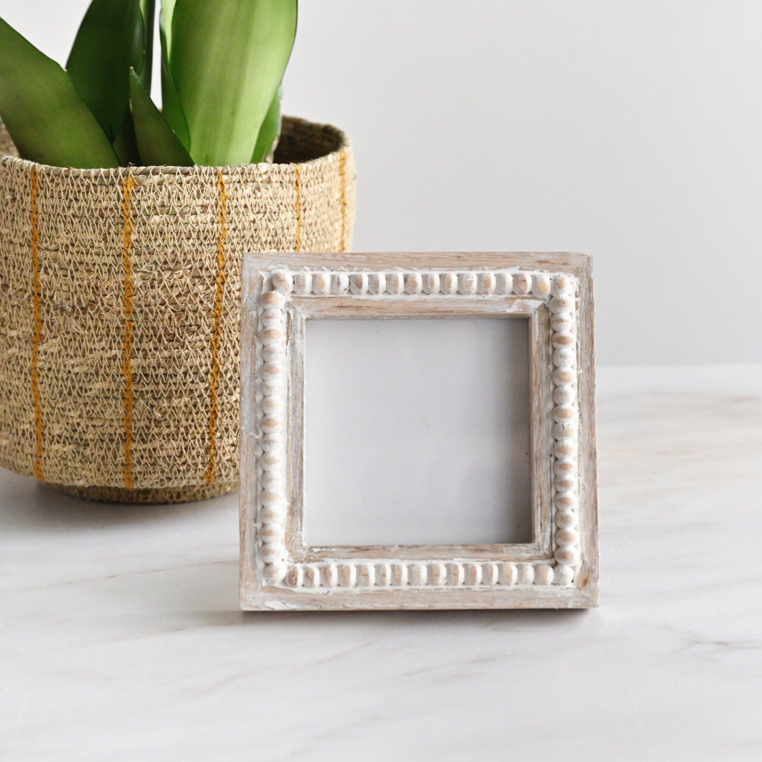 Varanasi White Washed Photo Frame