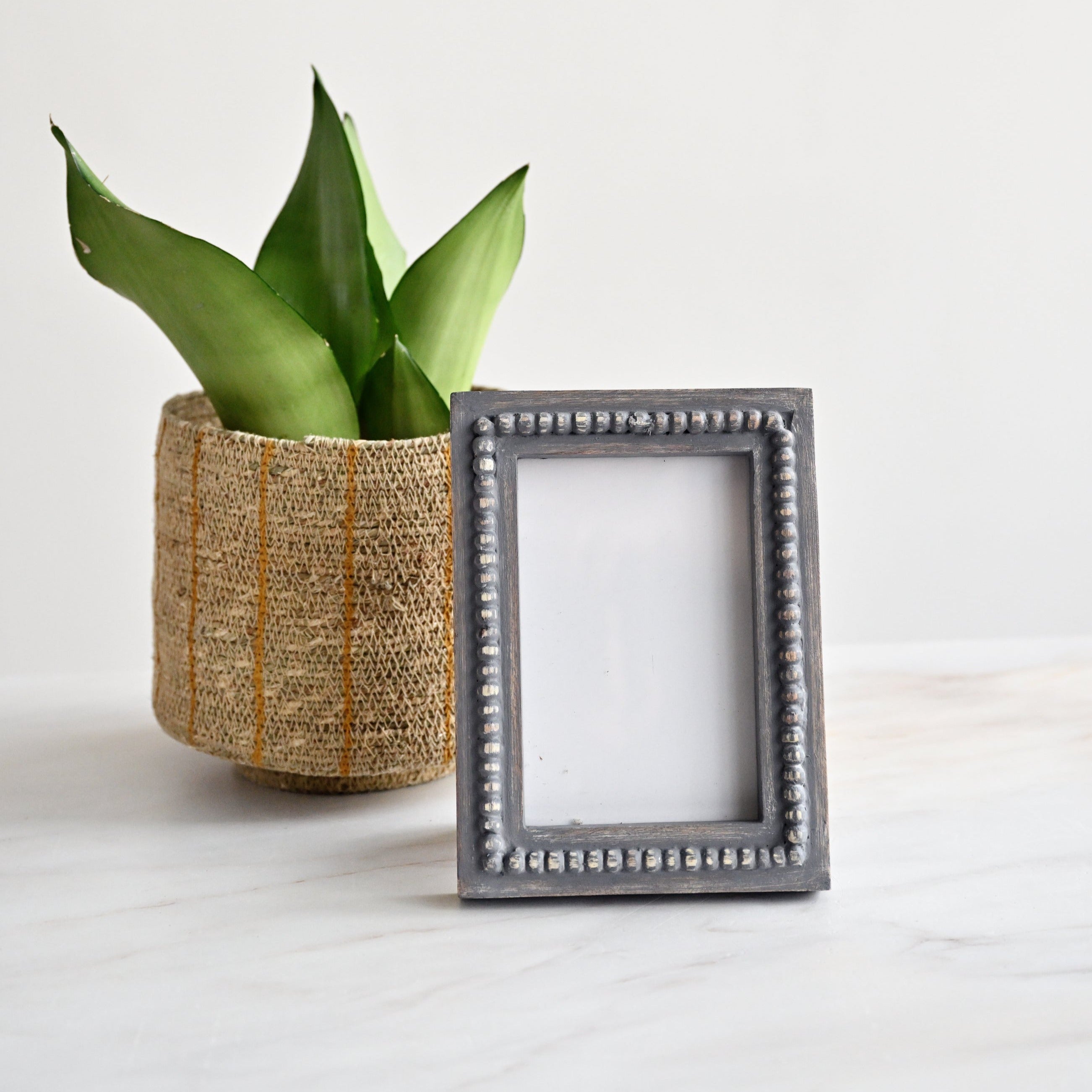 Varanasi Grey Washed Photo Frame