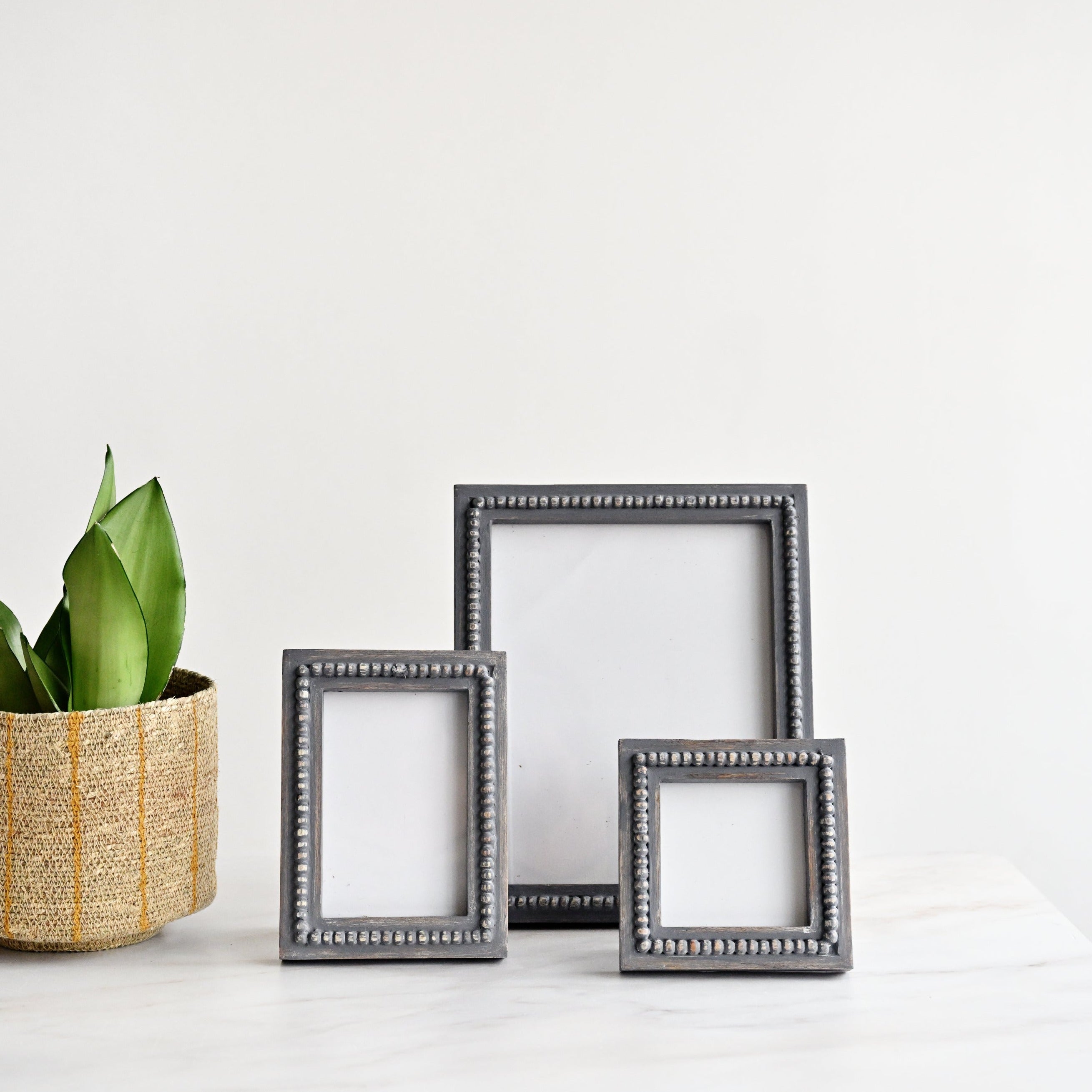 Varanasi Grey Washed Photo Frame