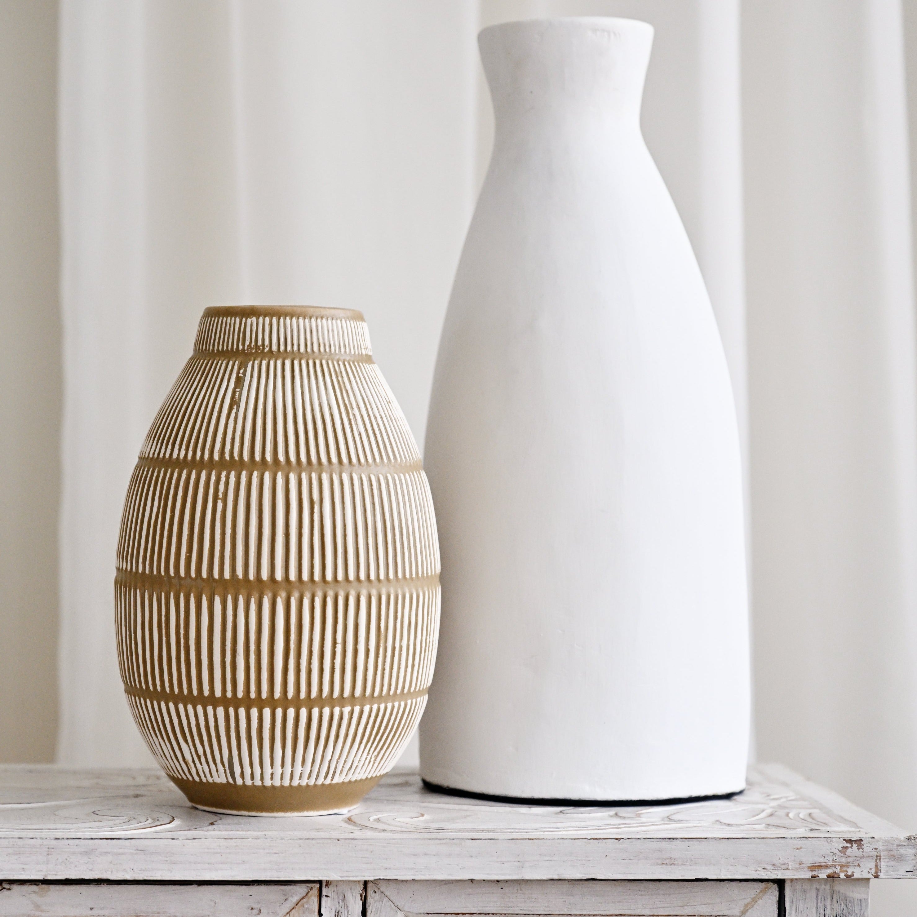 White Pottery Vase