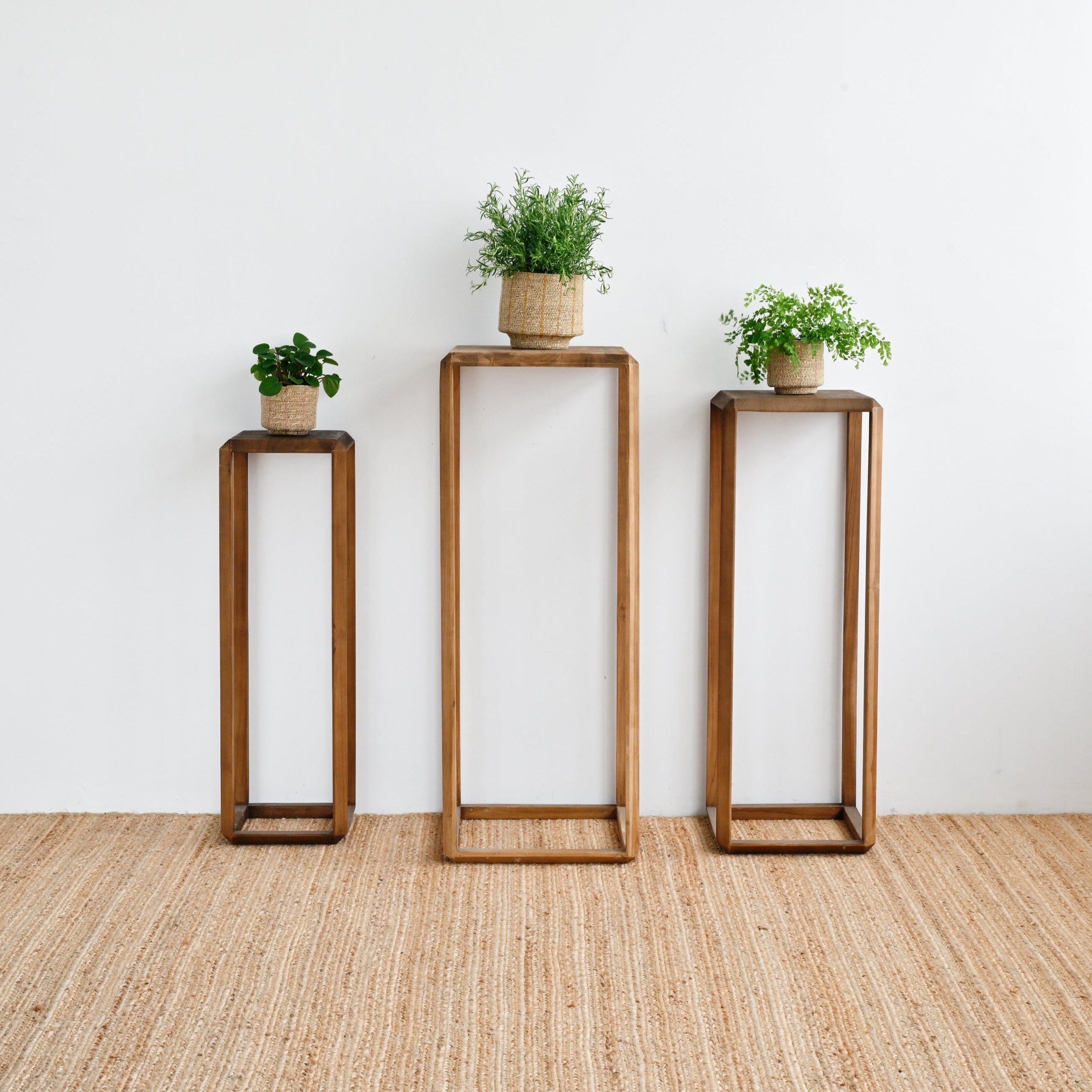 single indoor plant stand Introducing our Teak Wood Plant Stand