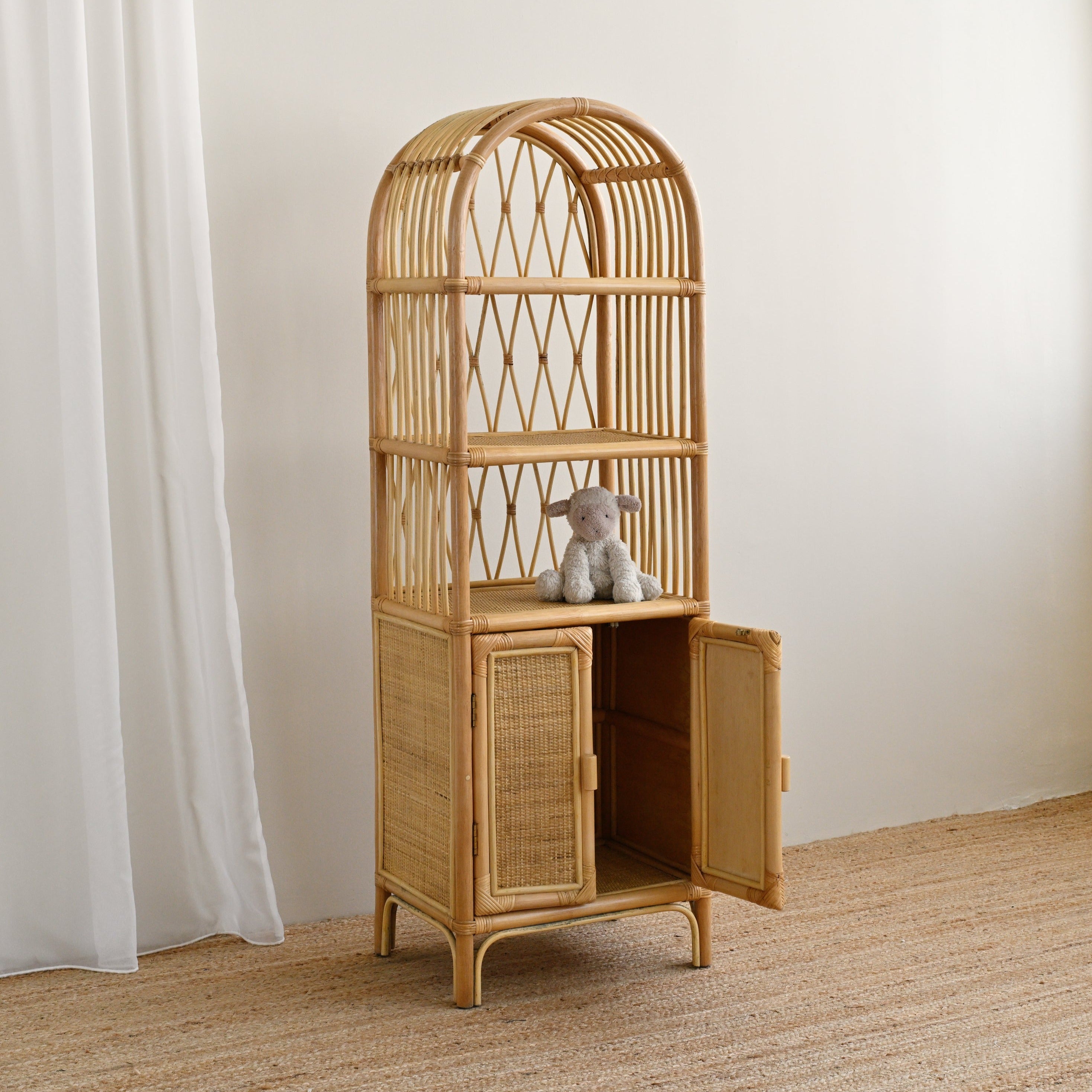 Insel Rattan Bookshelf