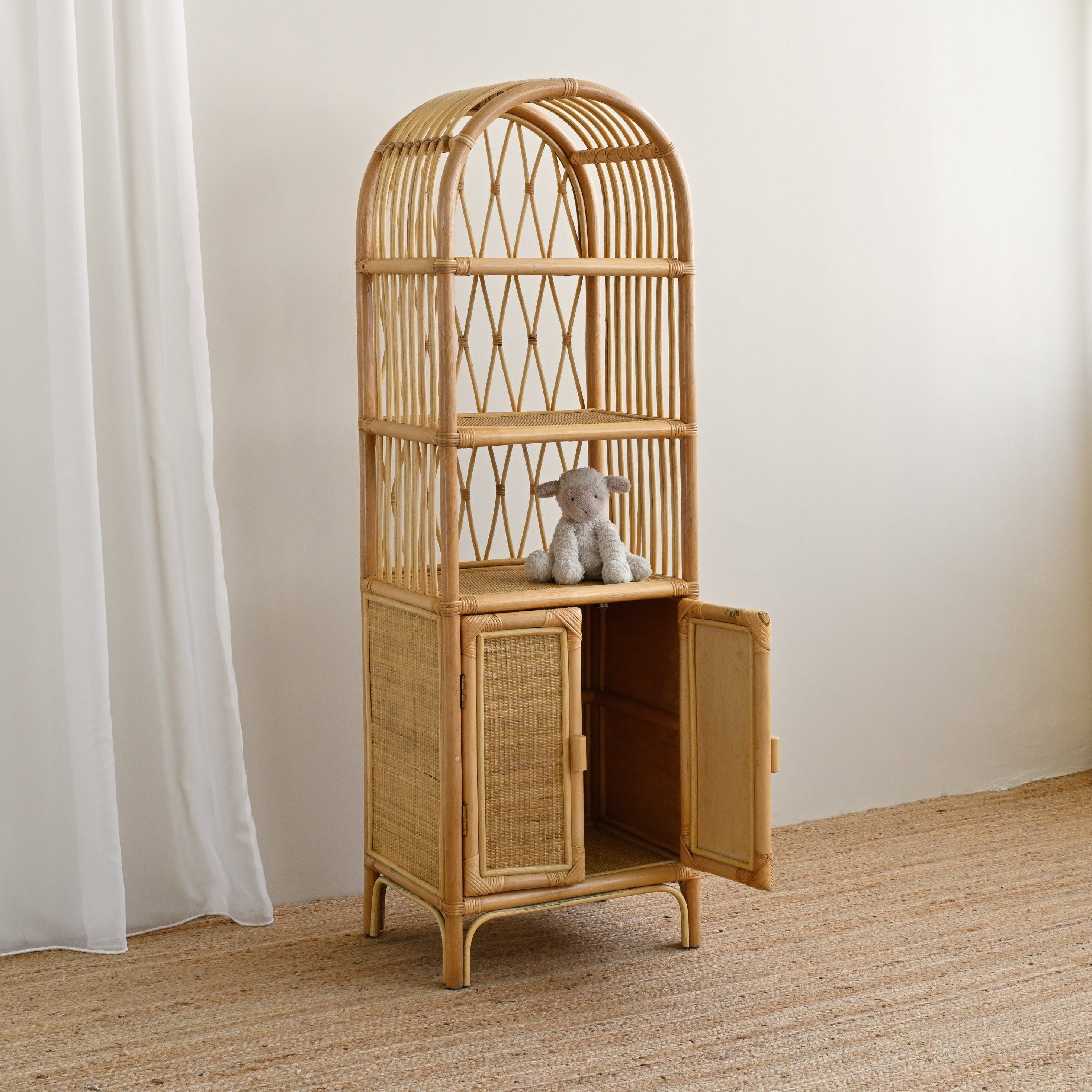 Insel Rattan Bookshelf
