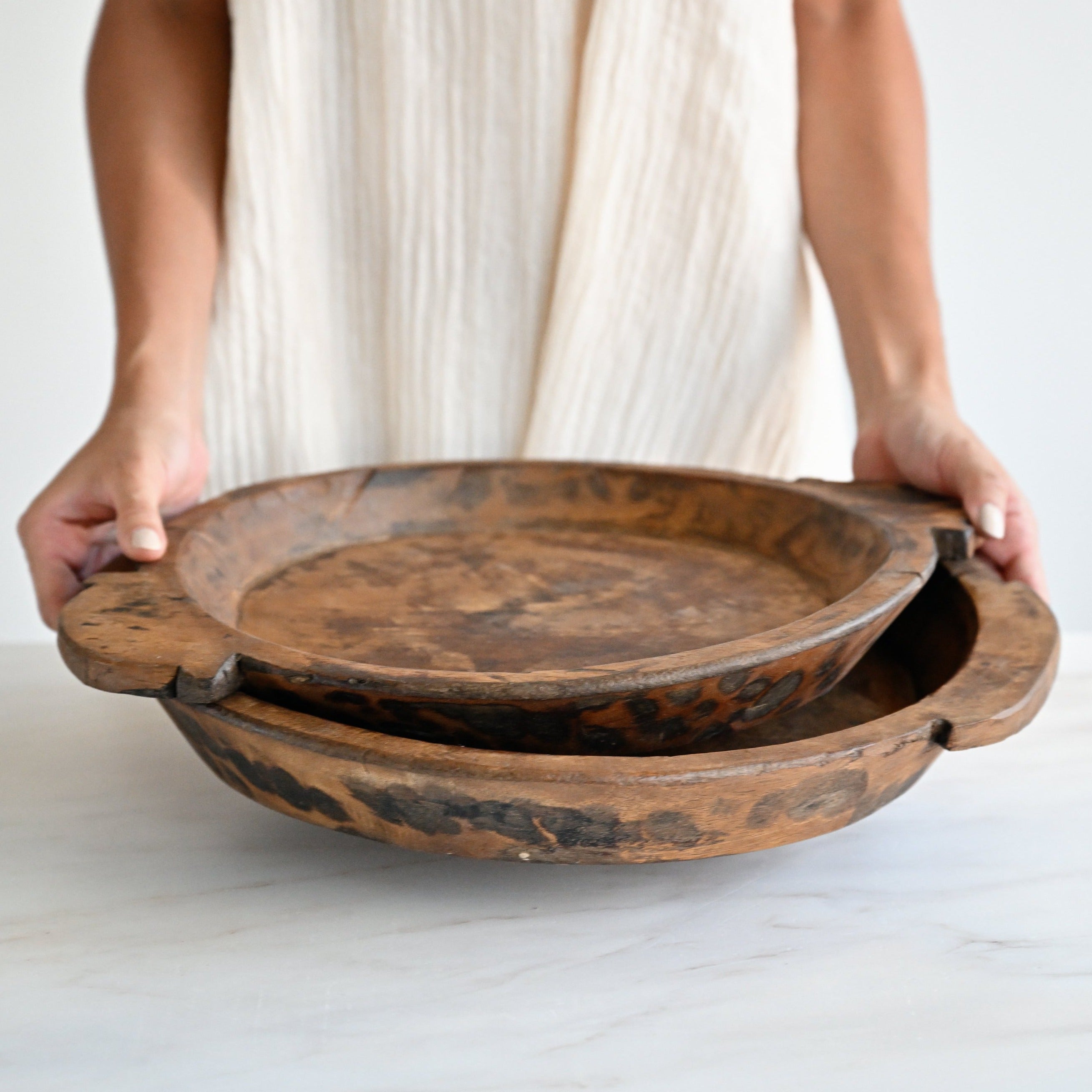 Wooden Parat with Handle