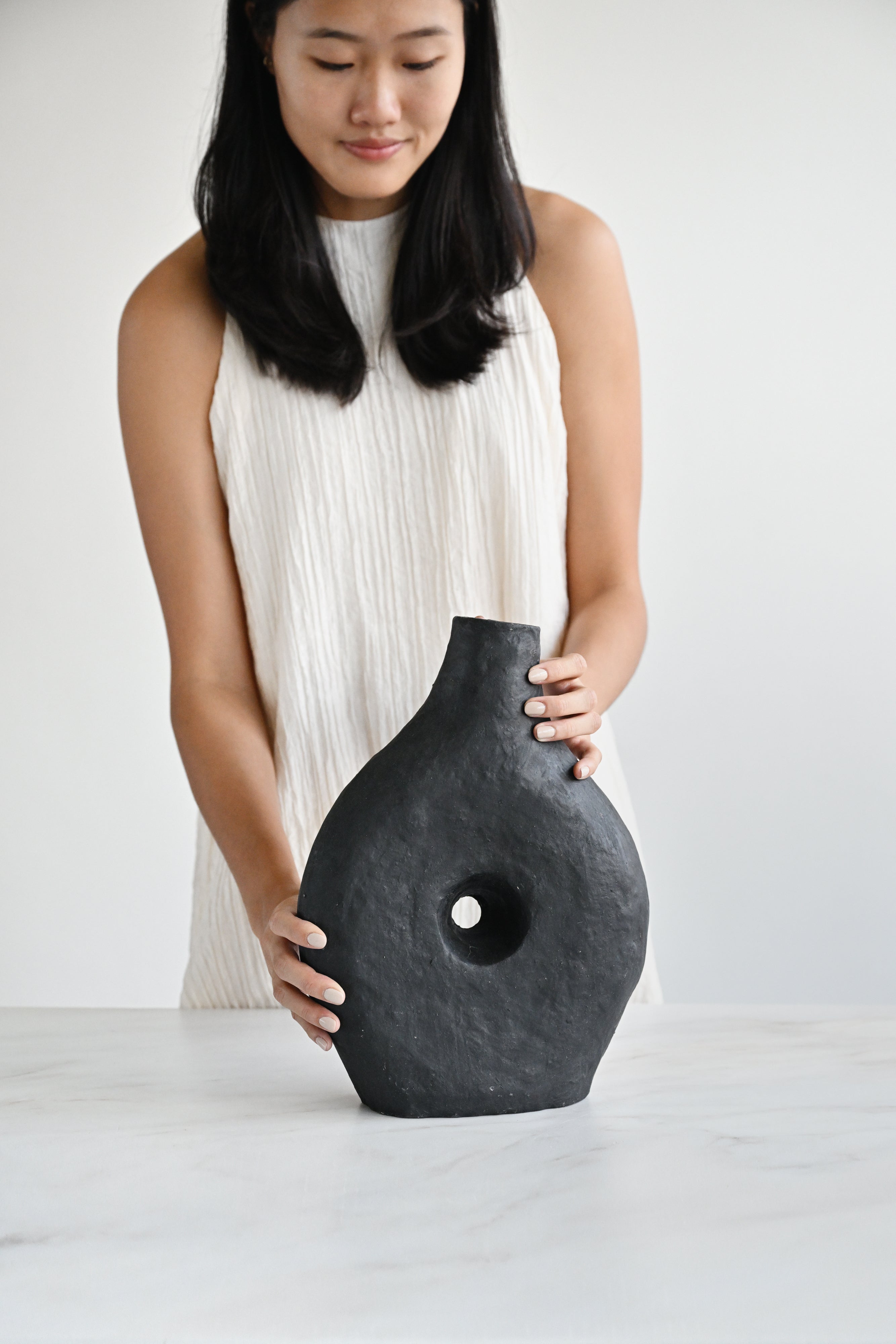 Jodhpur Round Vase with Hole