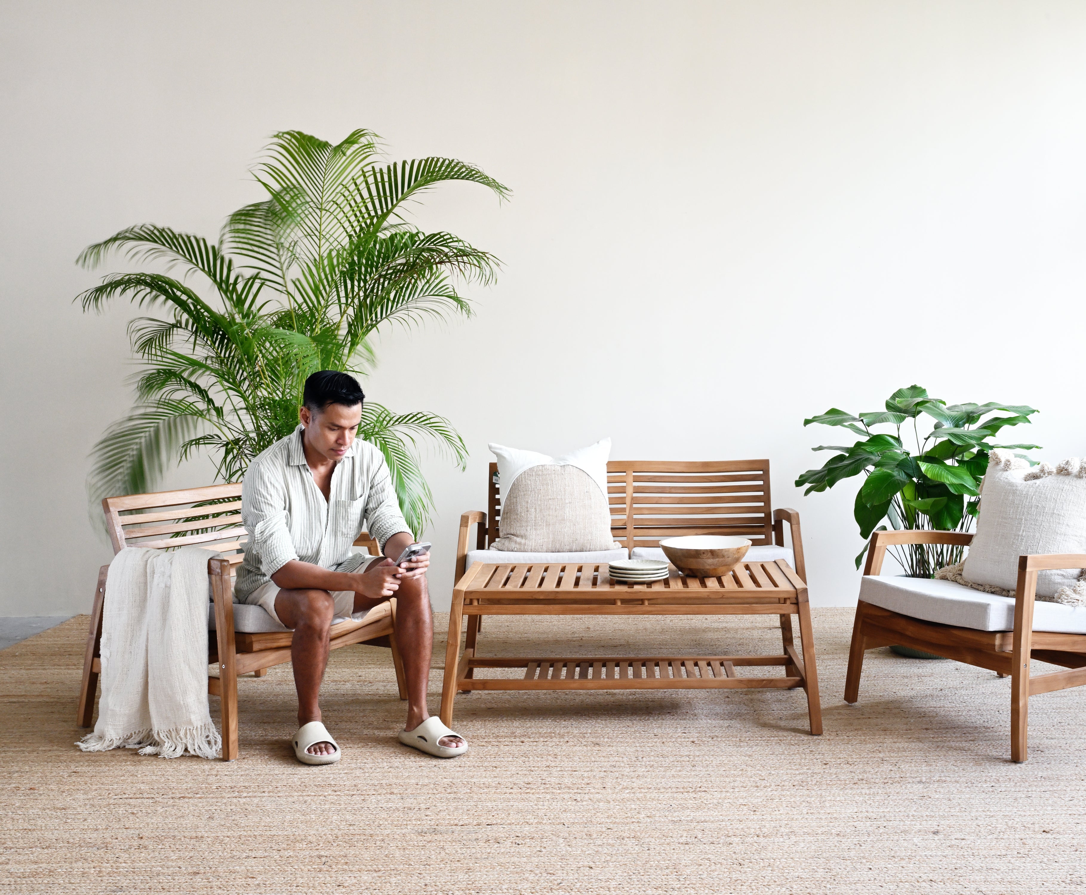 Dover Outdoor Arm Chair with Cushion 8