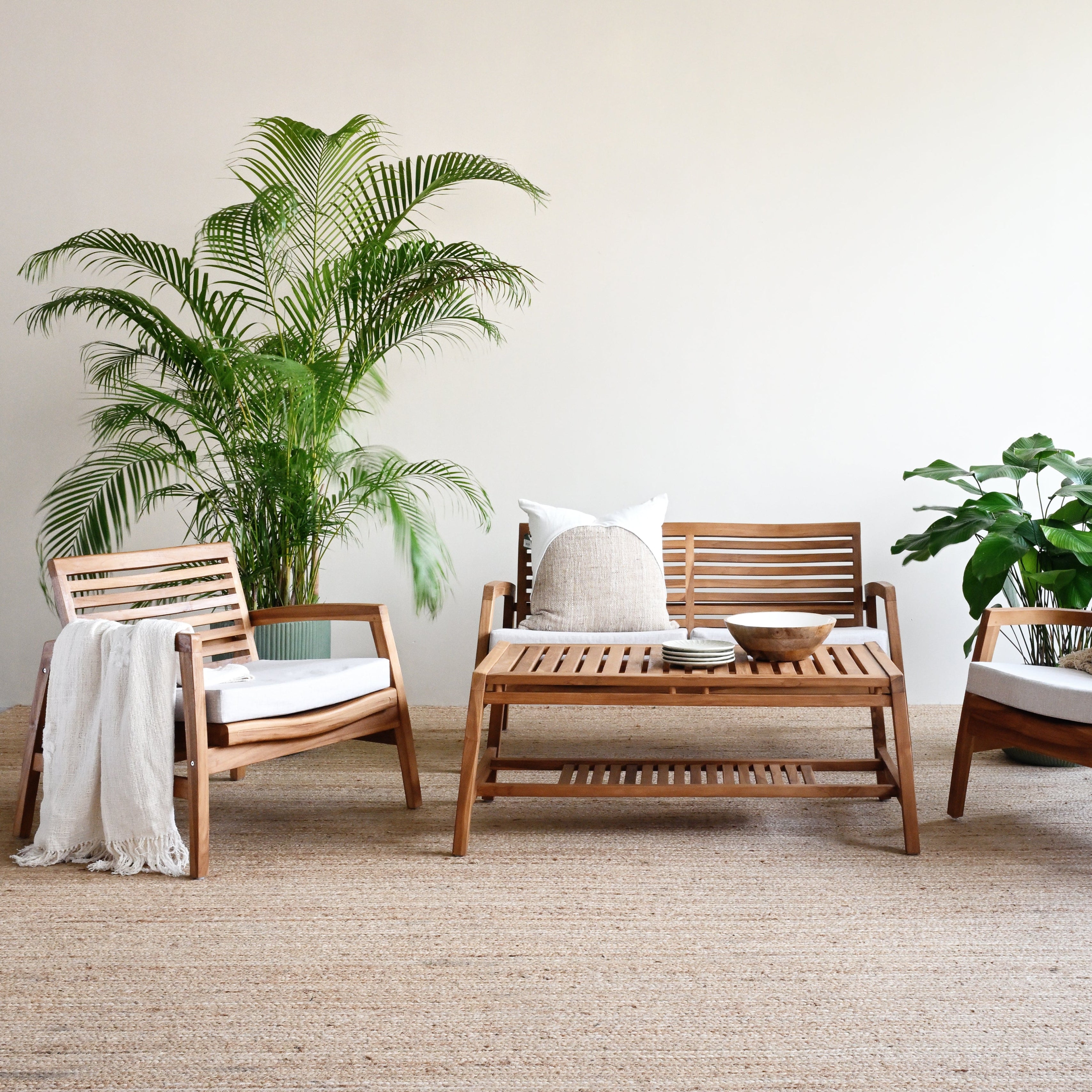 Dover Outdoor Teak Coffee Table 2