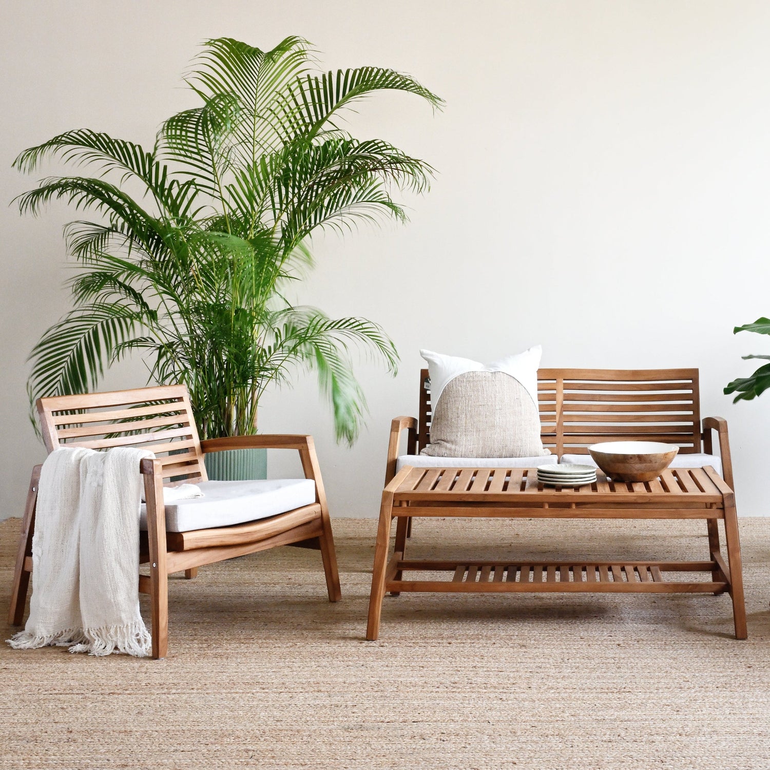 Dover Outdoor Teak Coffee Table 2