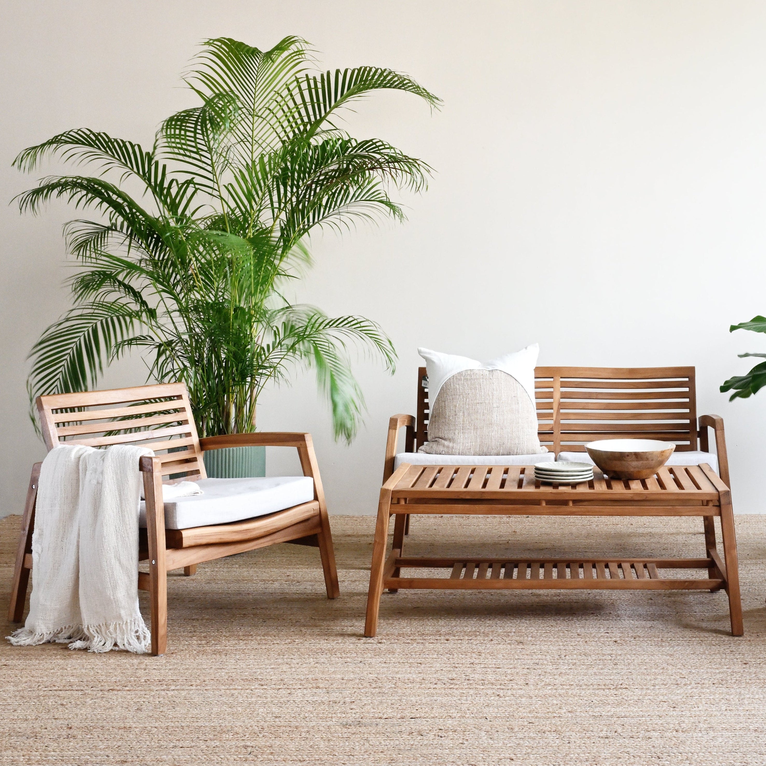 Dover Outdoor Teak Coffee Table 2