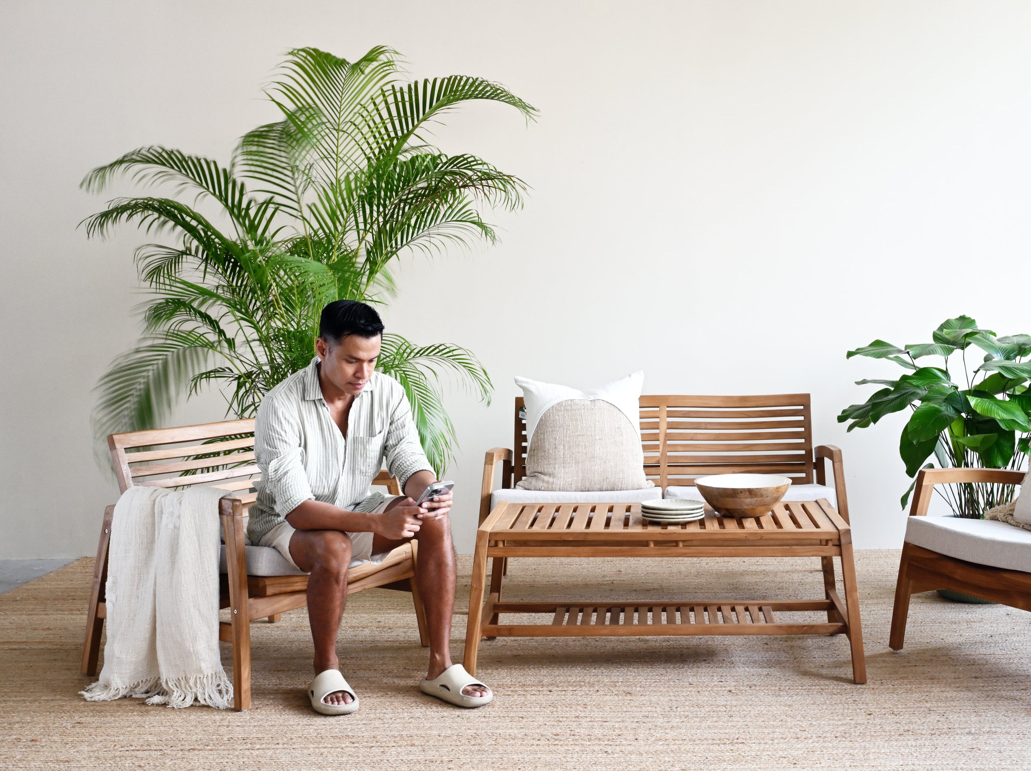 Dover Outdoor Teak Coffee Table 8