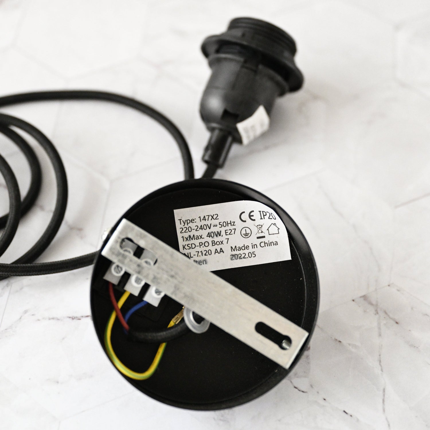 Electrics for Pendant lamp 3