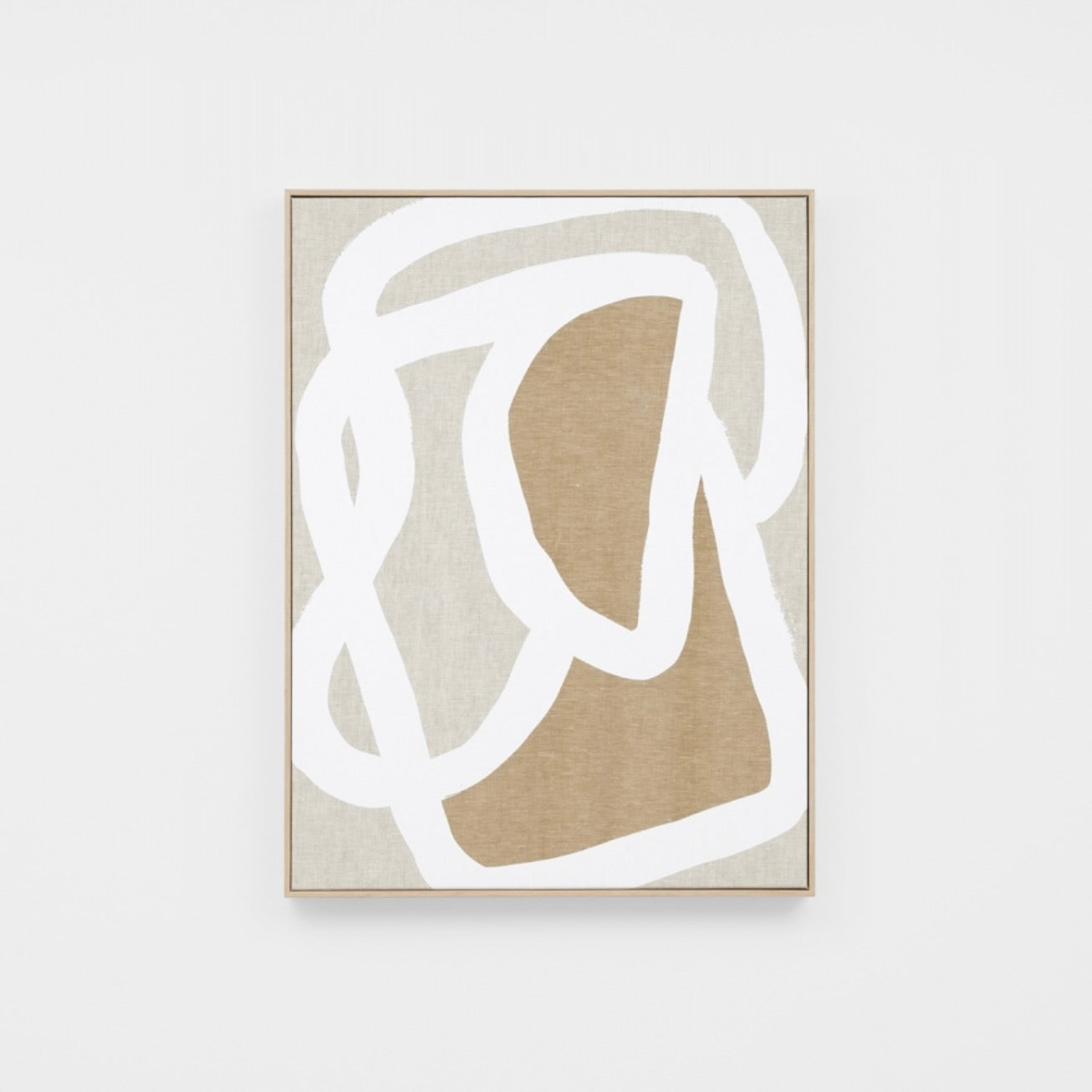 Entangled White 1 Print