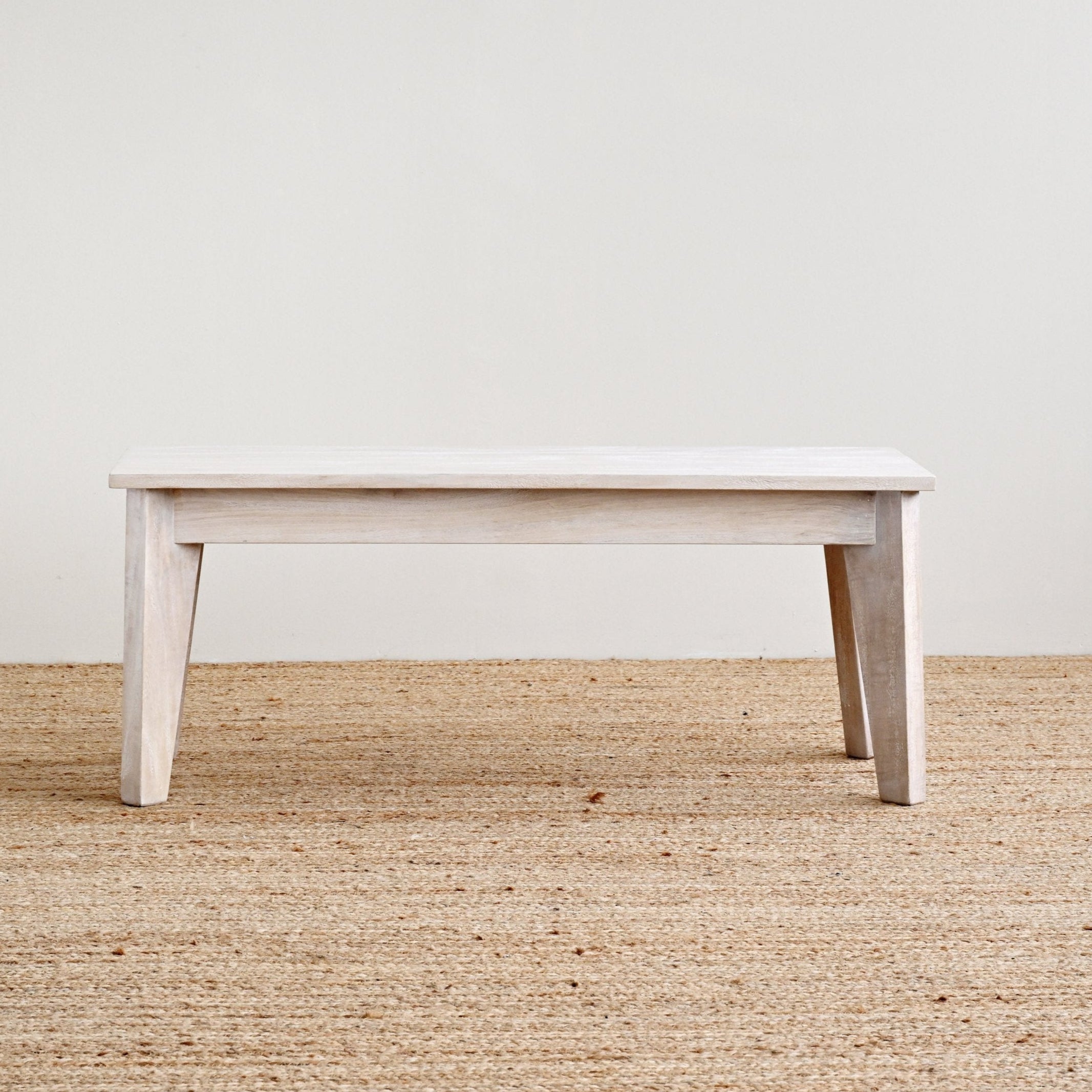Gili Bench White Wash