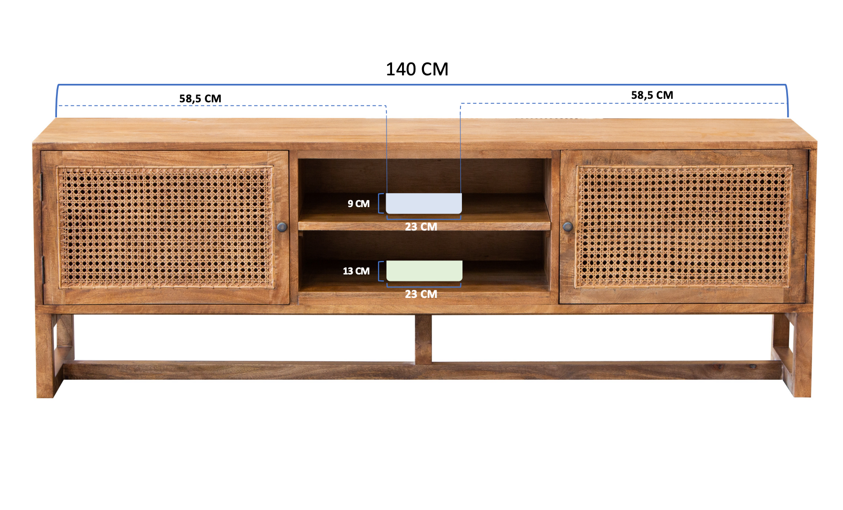 Gili TV Console - 140cm - White Wash