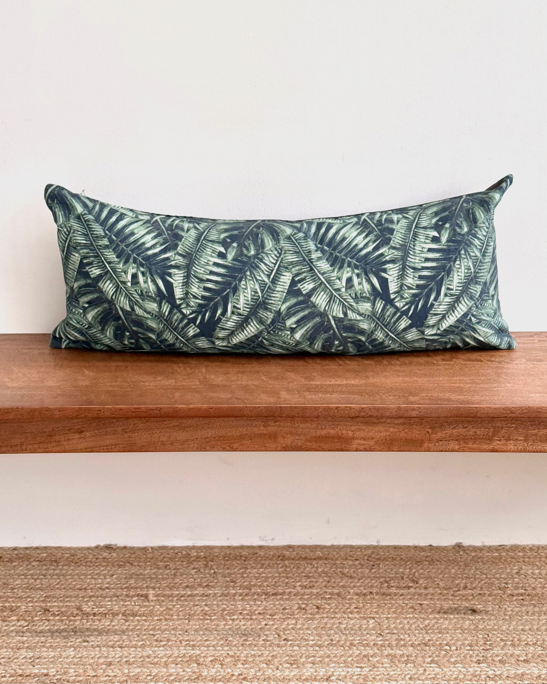 Green Rainforest Cushion Cover - 85 x 35 cm