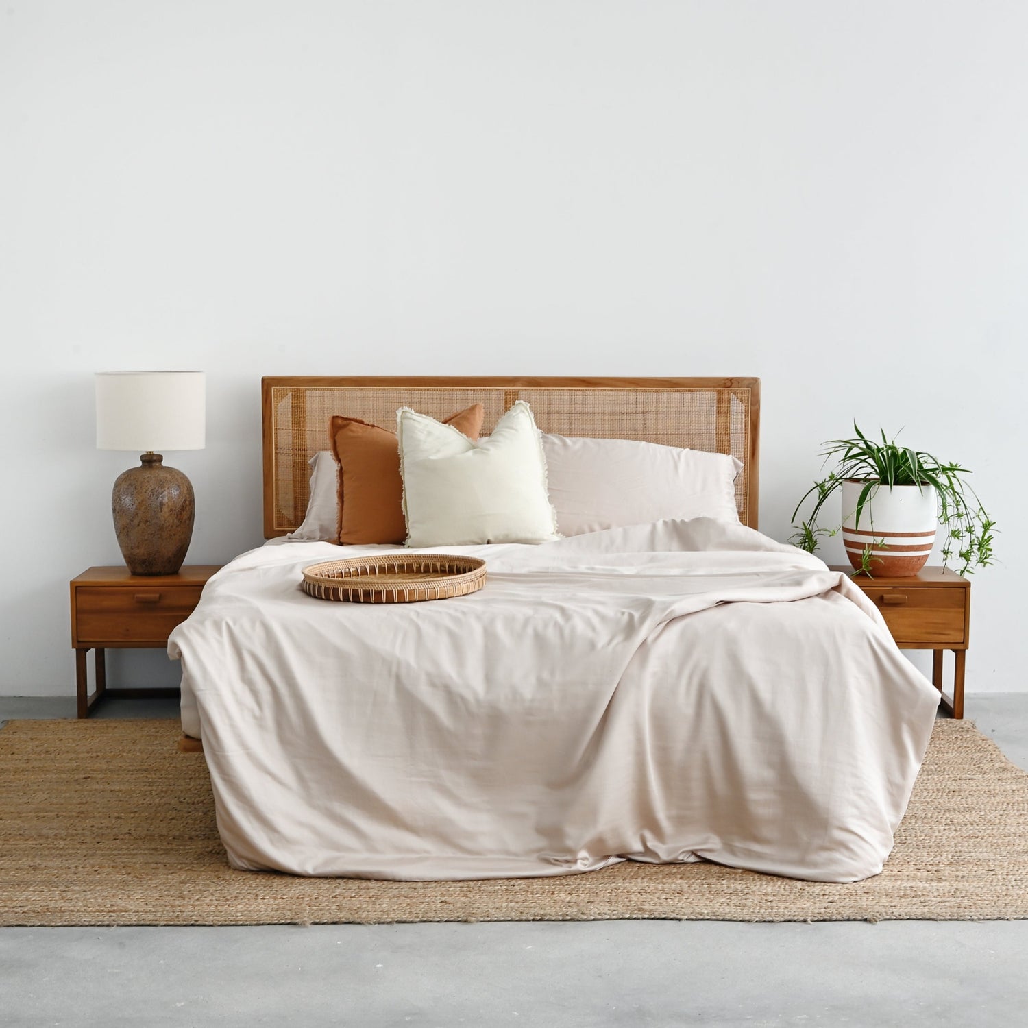 Havana Bed - Teak & Rattan