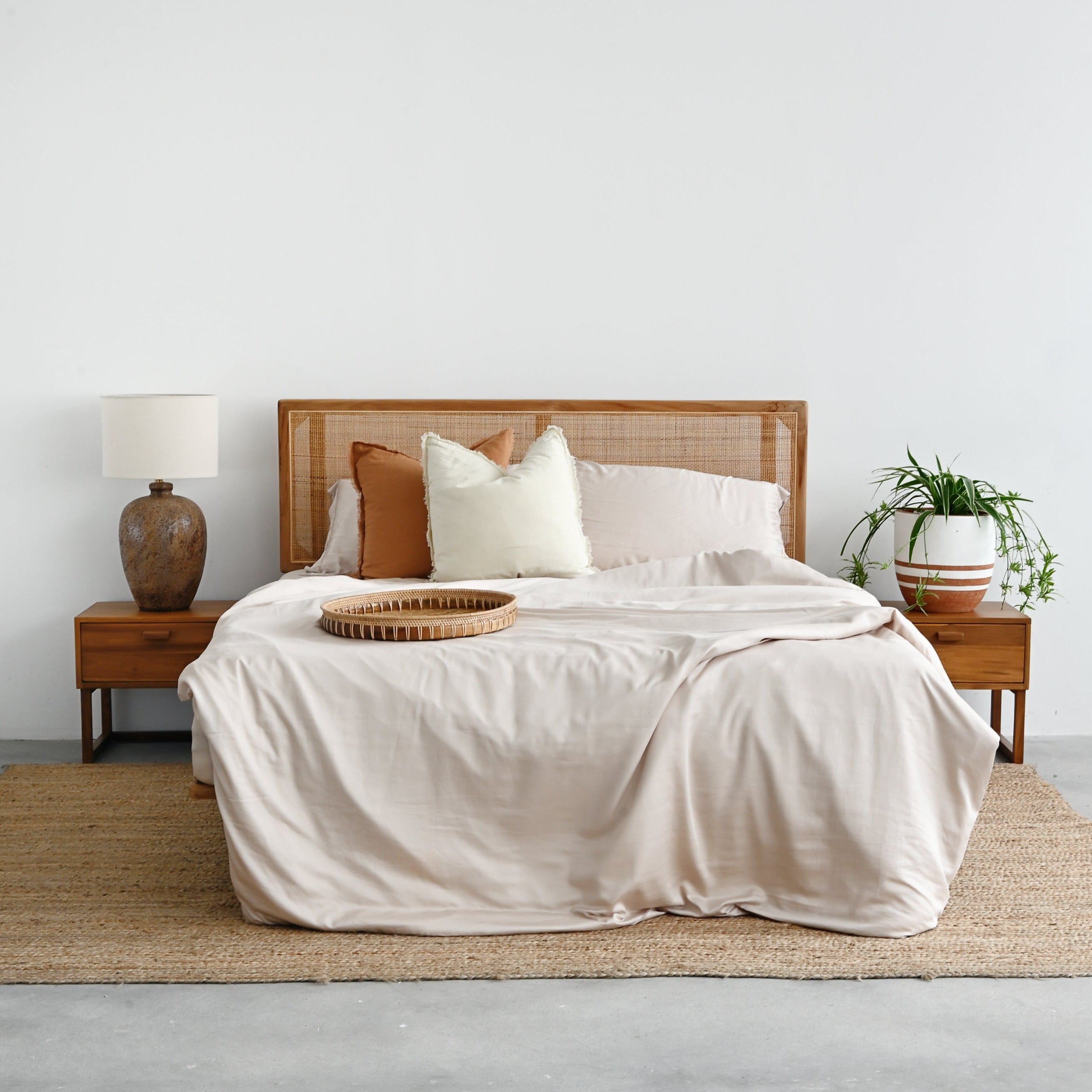 Havana Bed - Teak & Rattan